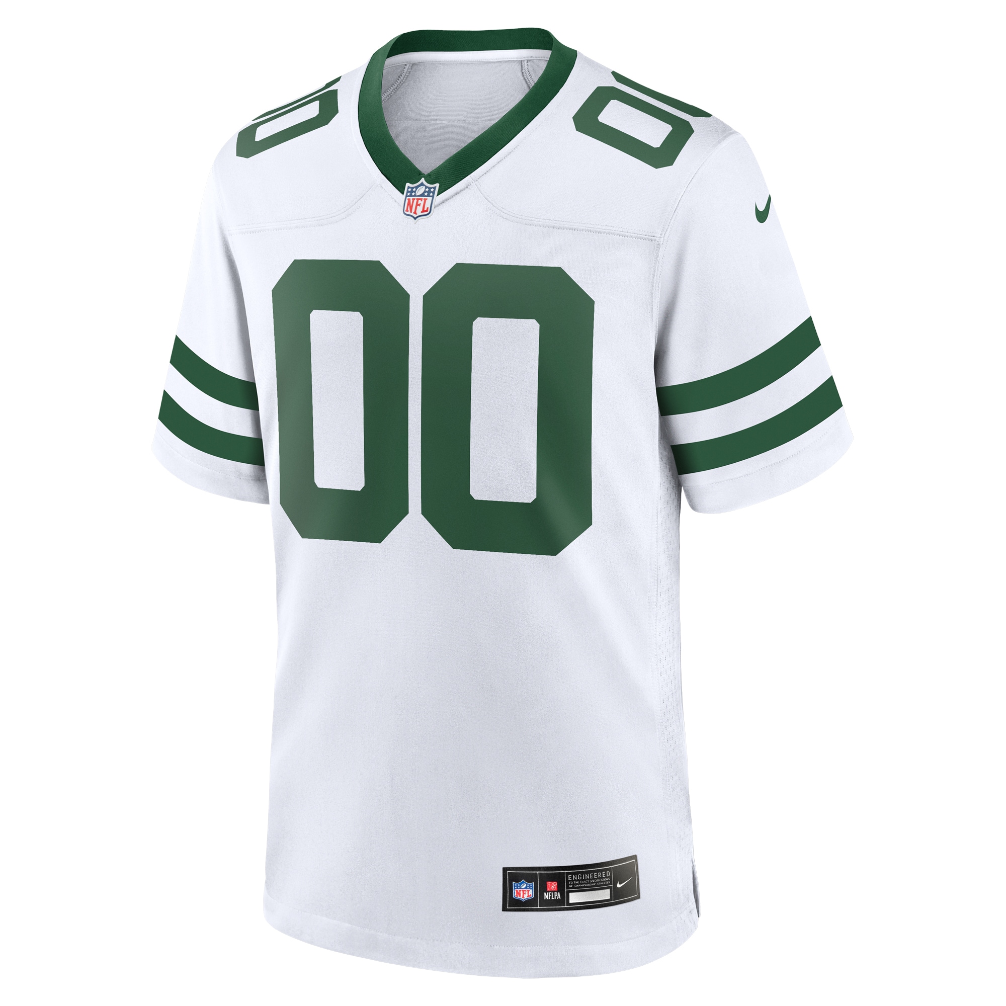 New York Jets Nike Custom Game Jersey - Legacy White - Image 2