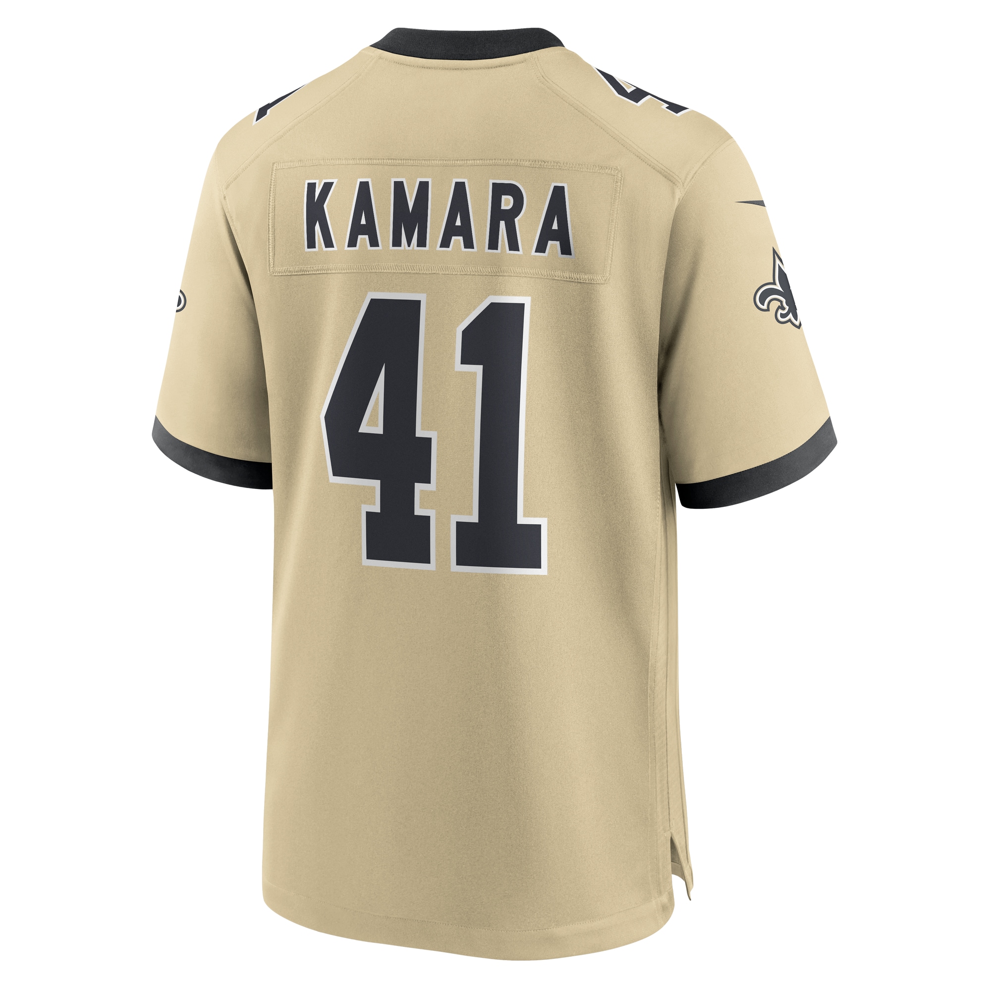 Alvin Kamara New Orleans Saints Nike Gameday Golds Alternate Game Player Jersey - Gold - Image 3