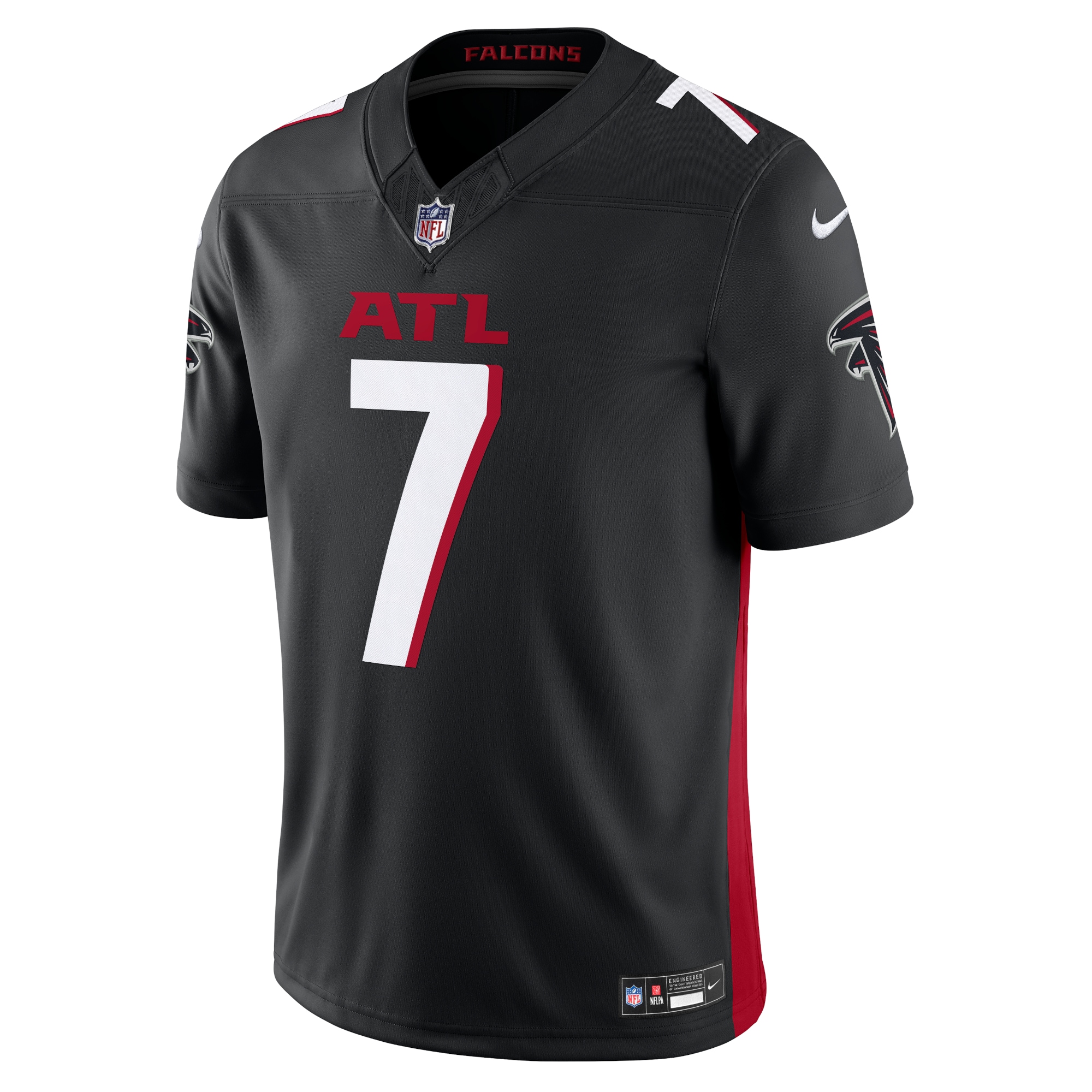 Bijan Robinson Atlanta Falcons Nike Vapor F.U.S.E. Limited Jersey - Black - Image 2
