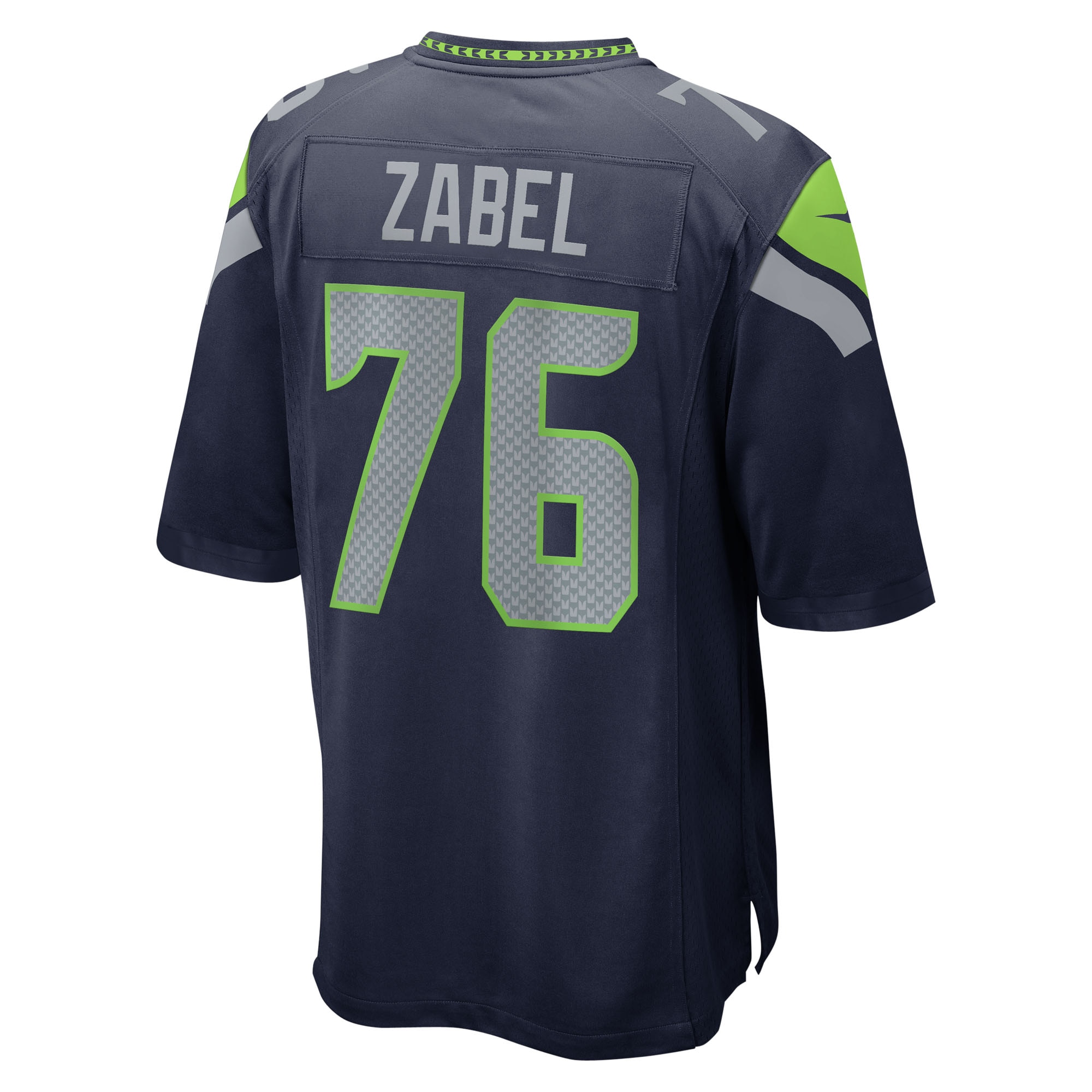 Grey Zabel Seattle Seahawks Nike 2025 NFL Draft First Round Pick Game Jersey - College Navy - Image 3