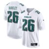 Saquon Barkley Philadelphia Eagles Nike Fashion Game Jersey - Tundra White