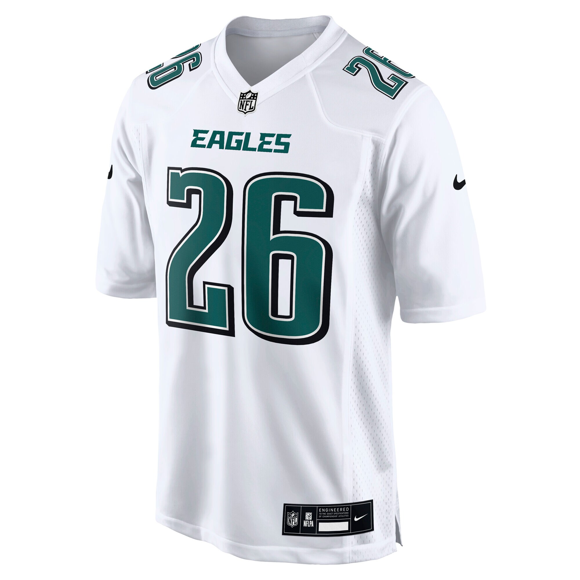 Saquon Barkley Philadelphia Eagles Nike Fashion Game Jersey - Tundra White - Image 2