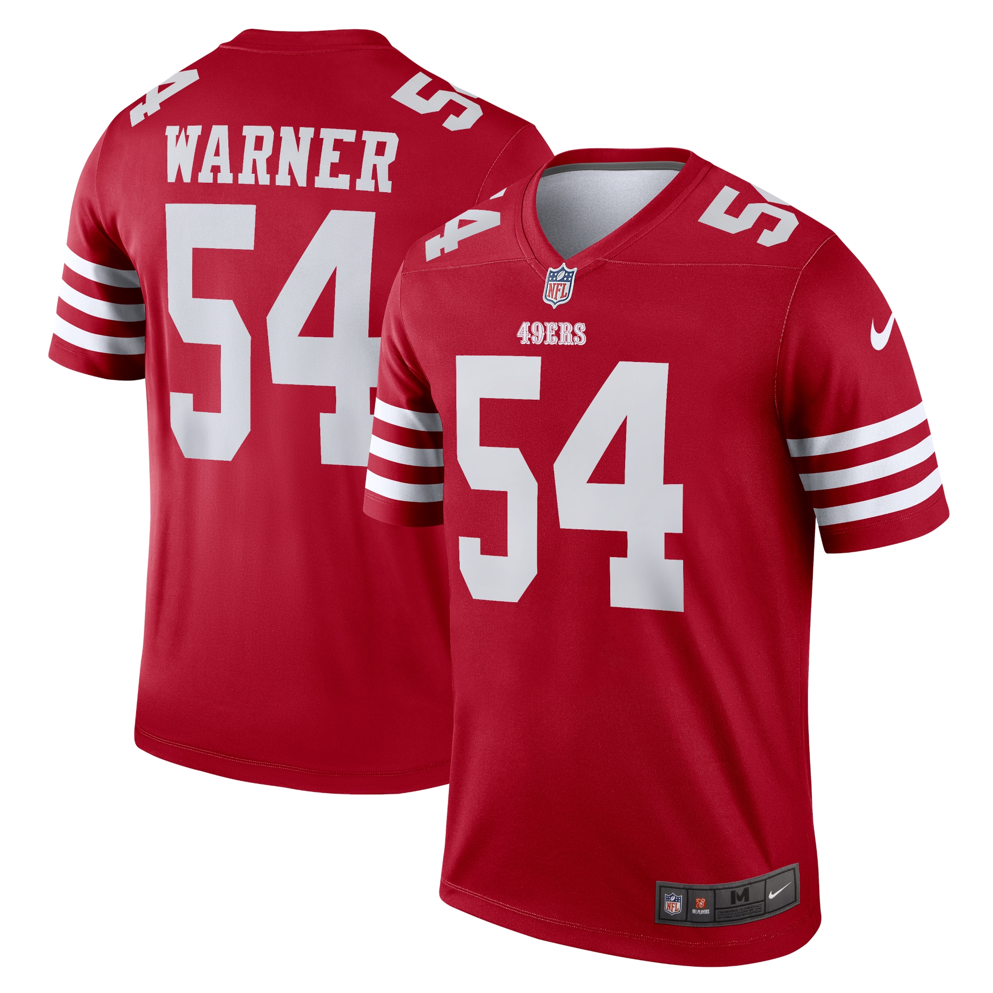 Fred Warner San Francisco 49ers Nike Legend Player Performance Top - Scarlet