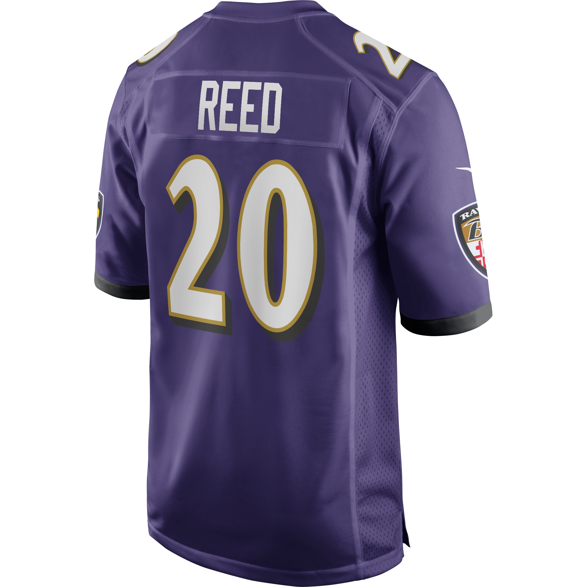 Ed Reed Baltimore Ravens Nike Game Retired Player Jersey - Purple - Image 3