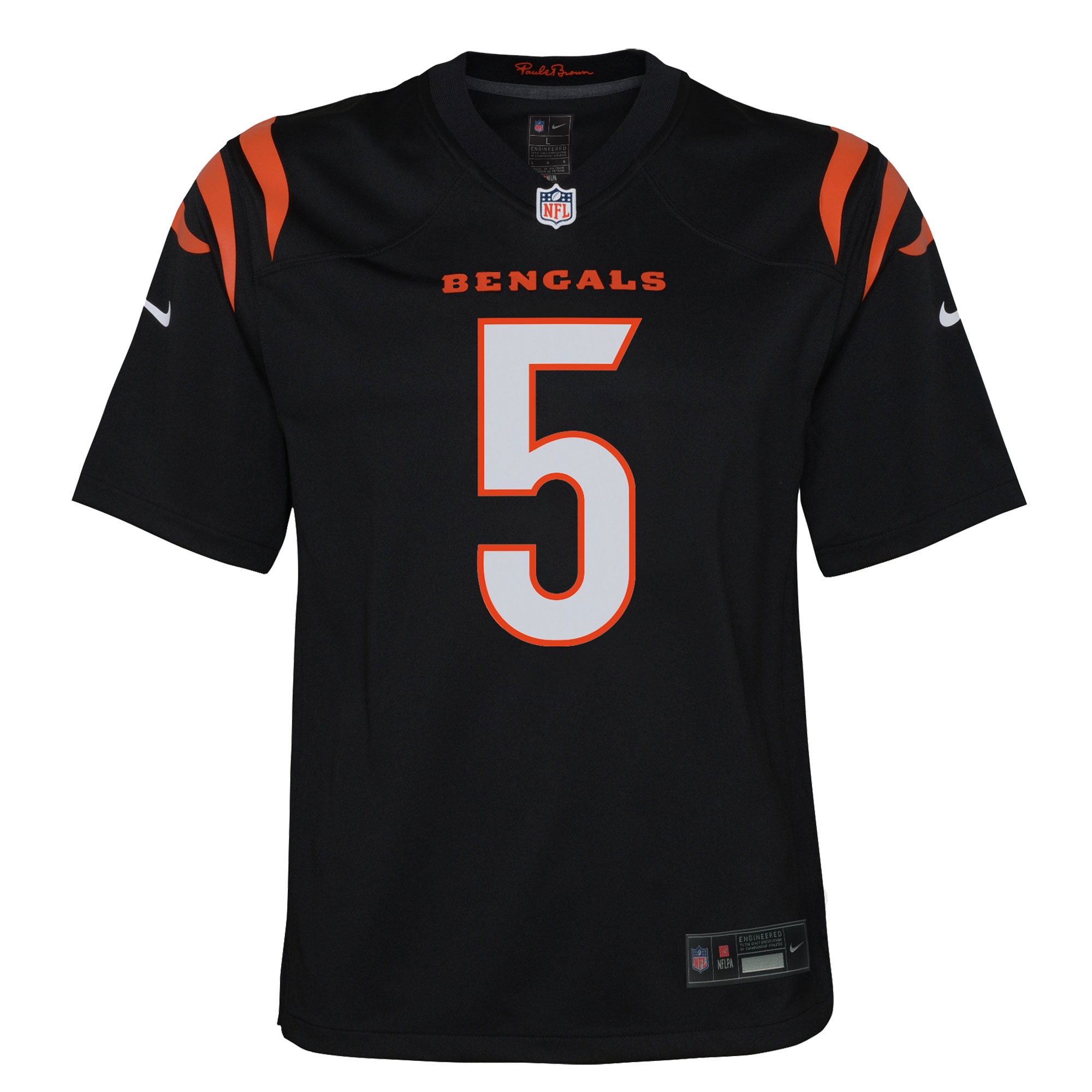 Tee Higgins Cincinnati Bengals Nike Youth Game Jersey - Black - Image 2