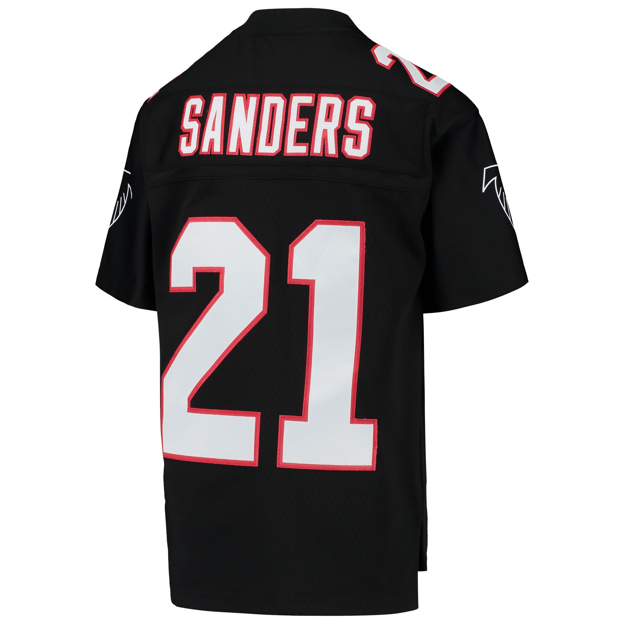 Deion Sanders Atlanta Falcons Mitchell & Ness Youth 1992 Legacy Retired Player Jersey - Black - Image 3