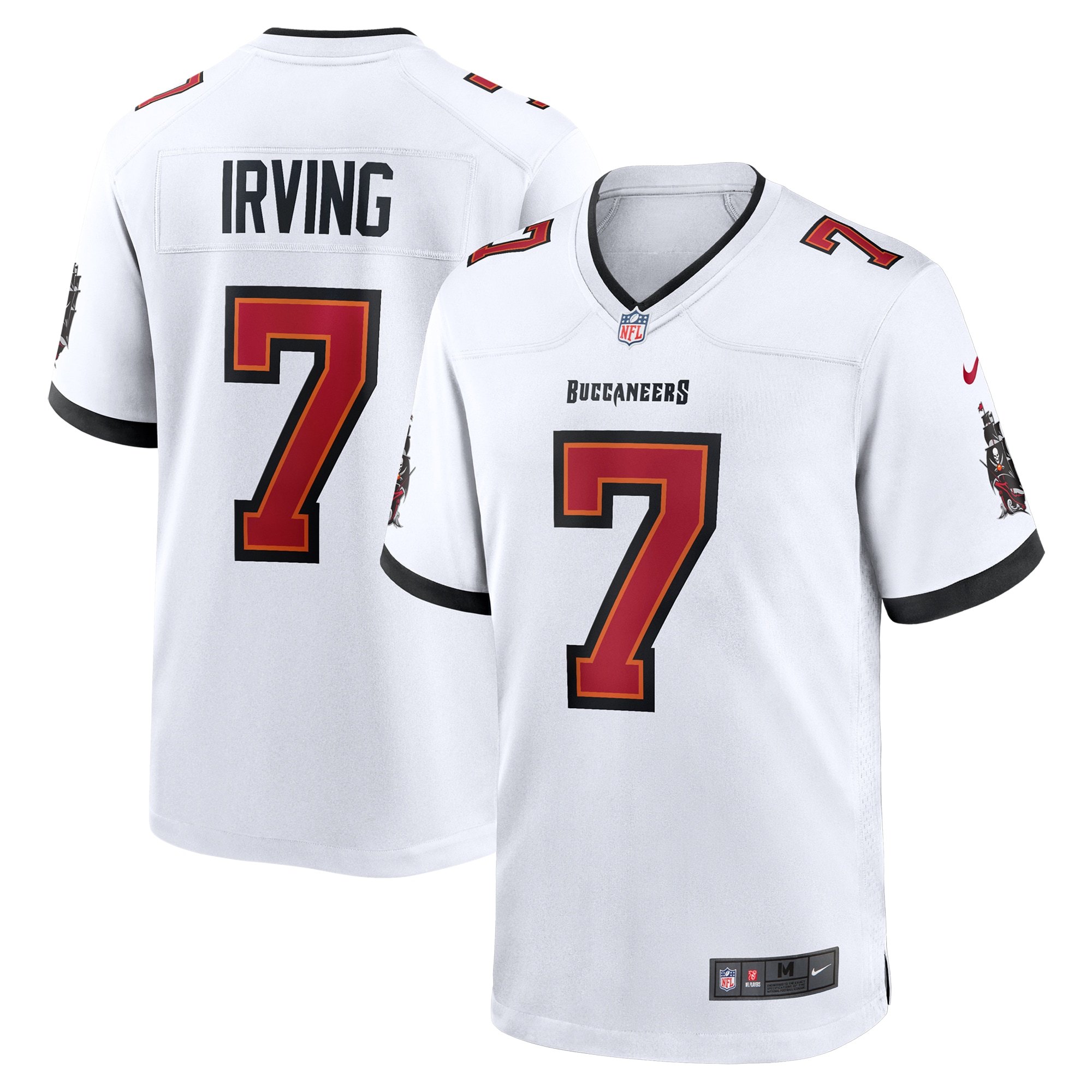 Bucky Irving Tampa Bay Buccaneers Nike Game Jersey - White