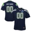 Seattle Seahawks Nike Youth 50th Season Team Custom Game Jersey - College Navy