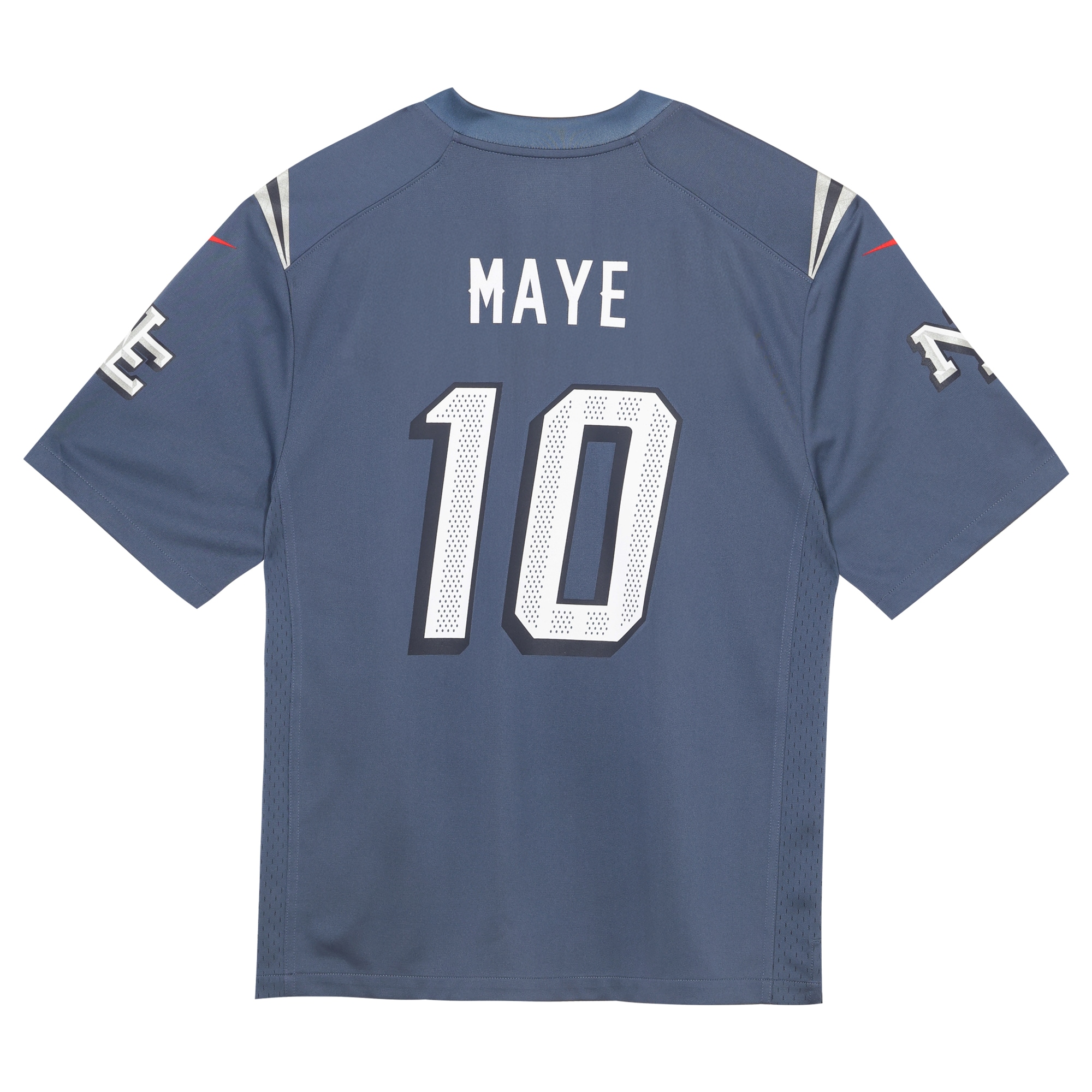 Drake Maye New England Patriots Nike Preschool 2025 Rivalries Collection Game Jersey - Storm Blue - Image 3