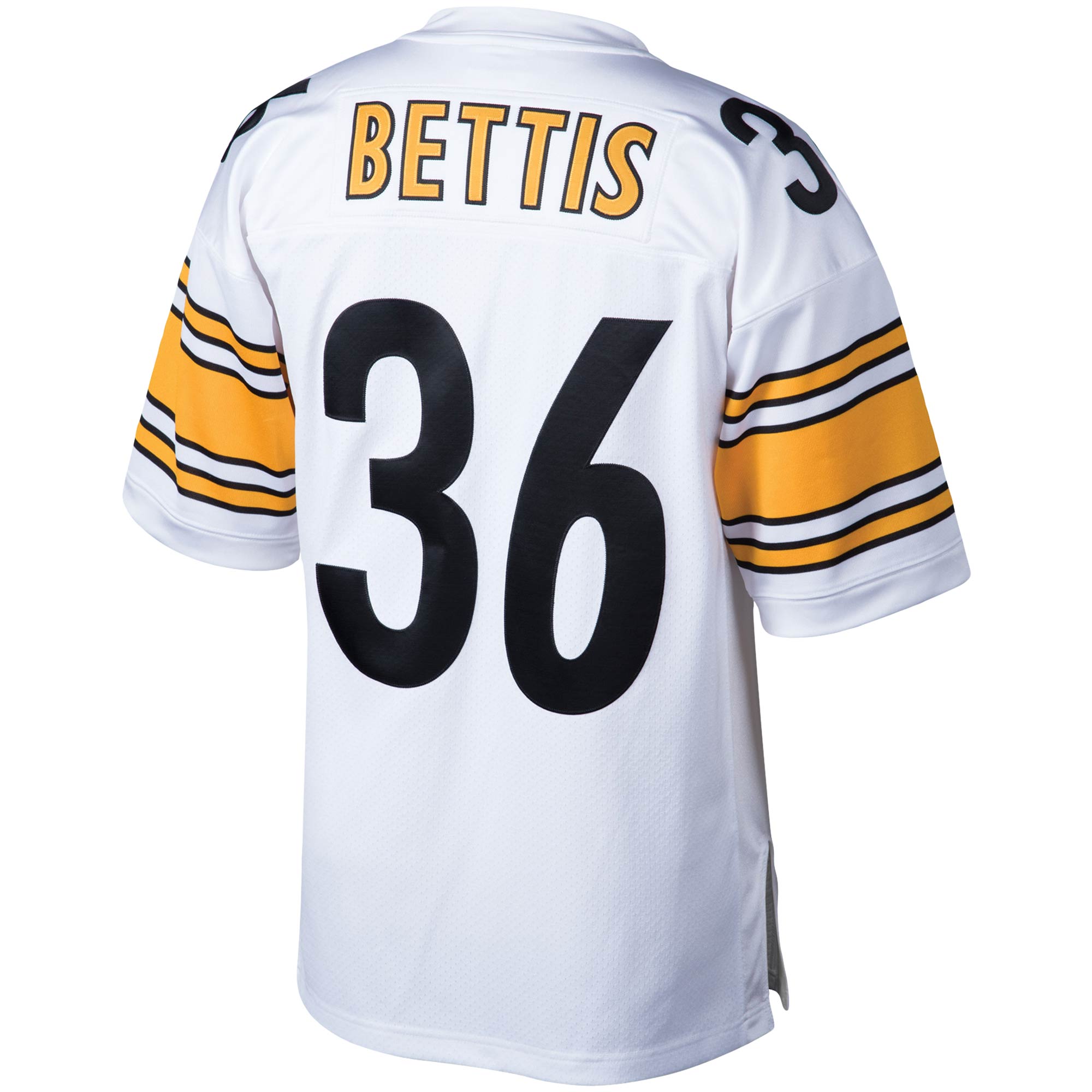 Jerome Bettis Pittsburgh Steelers 2005 Mitchell & Ness Authentic Throwback Retired Player Jersey - White - Image 3