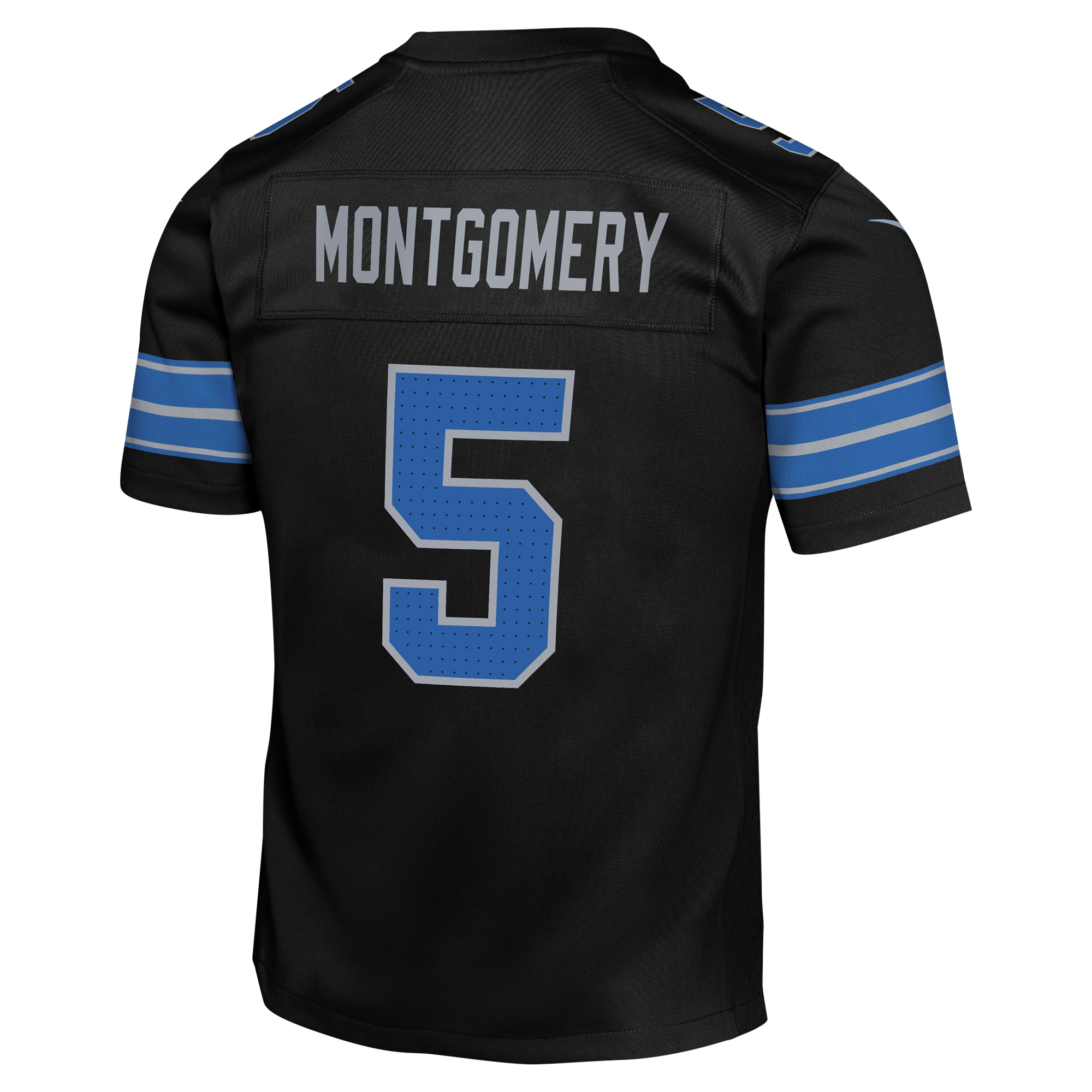 David Montgomery Detroit Lions Nike Youth Game Jersey - Black - Image 3