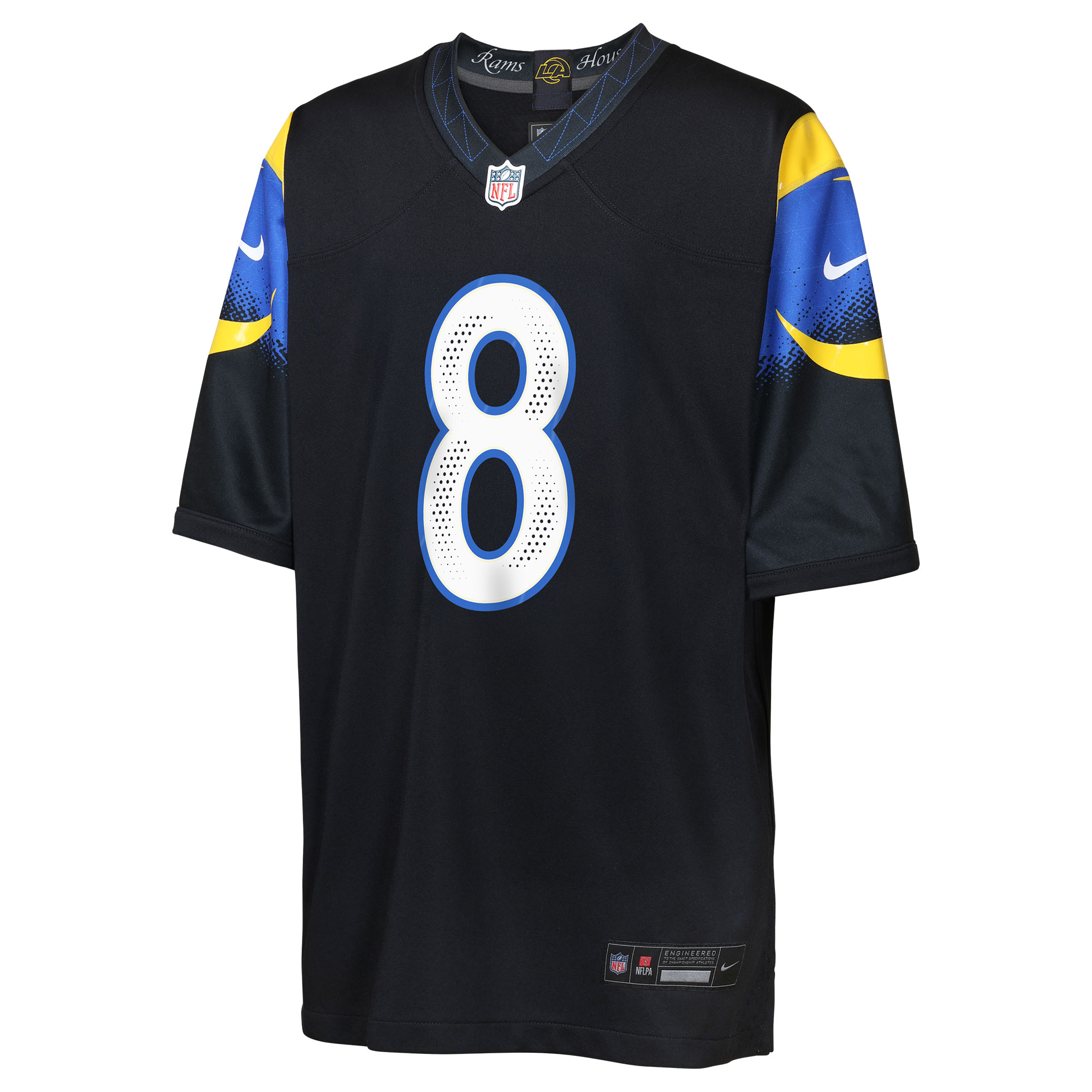 Jared Verse Los Angeles Rams Nike Youth 2025 Rivalries Collection Game Jersey - Midnight Blue - Image 2