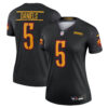 Jayden Daniels Washington Commanders Nike Women's Legend Player Performance Top - Black
