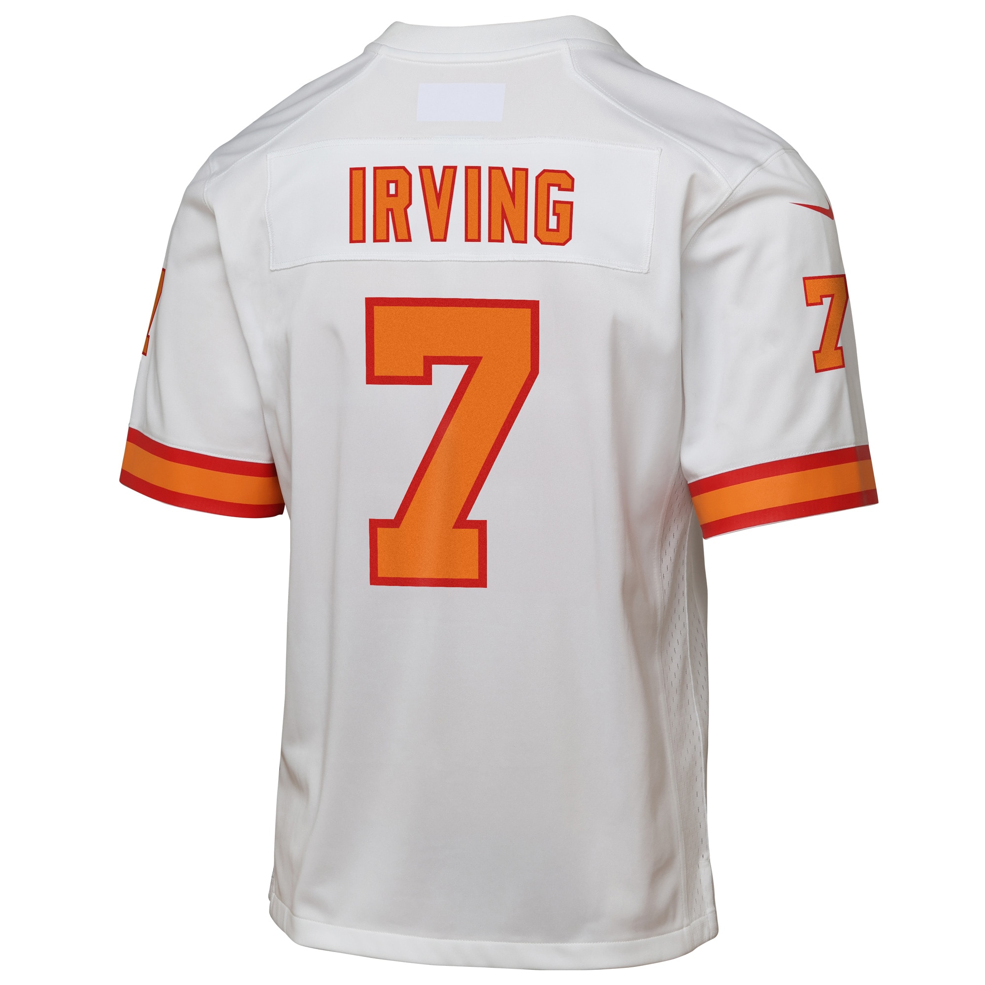 Bucky Irving '76 Tampa Bay Buccaneers Youth Game Jersey - White - Image 3