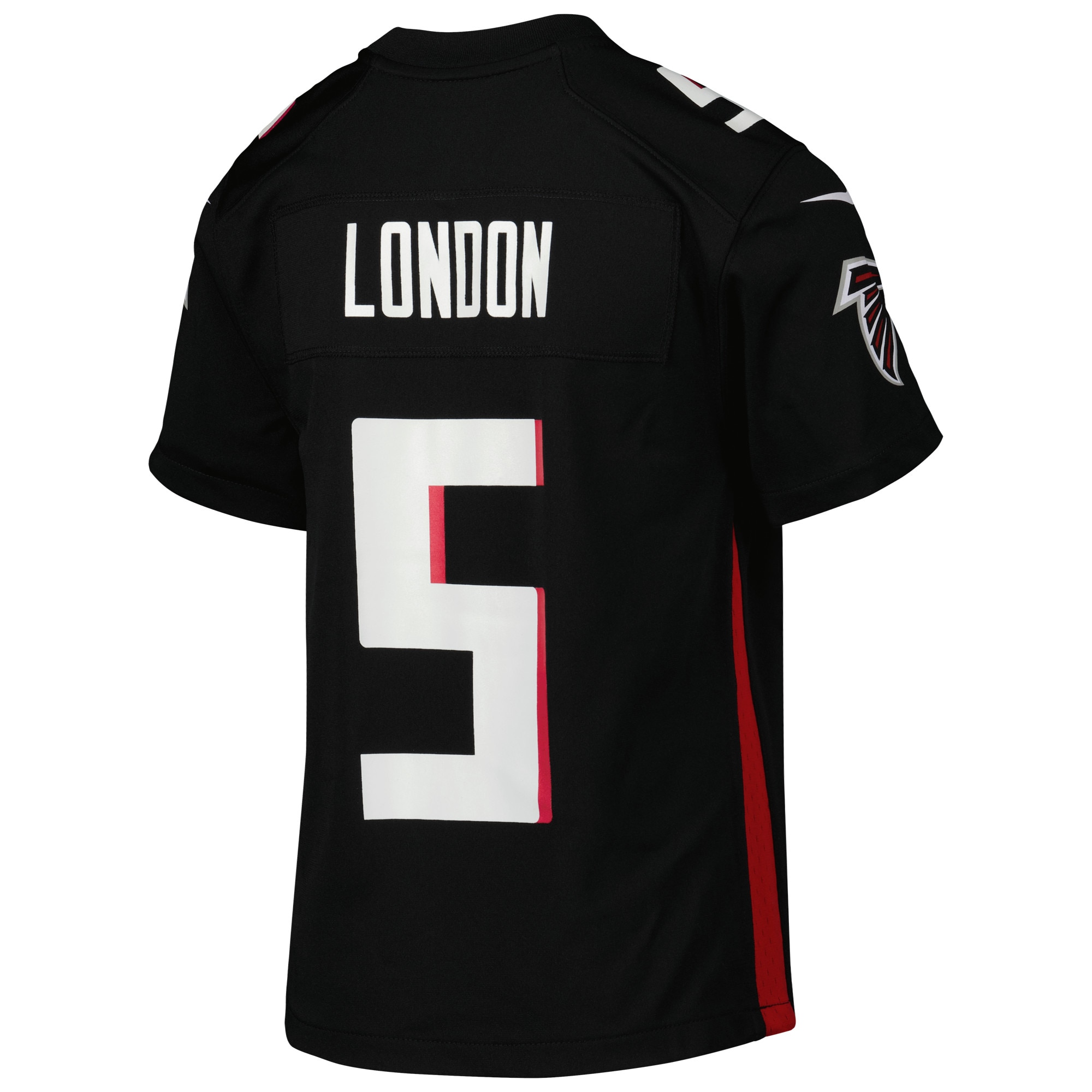 Drake London Atlanta Falcons Nike Youth Game Jersey - Black - Image 3