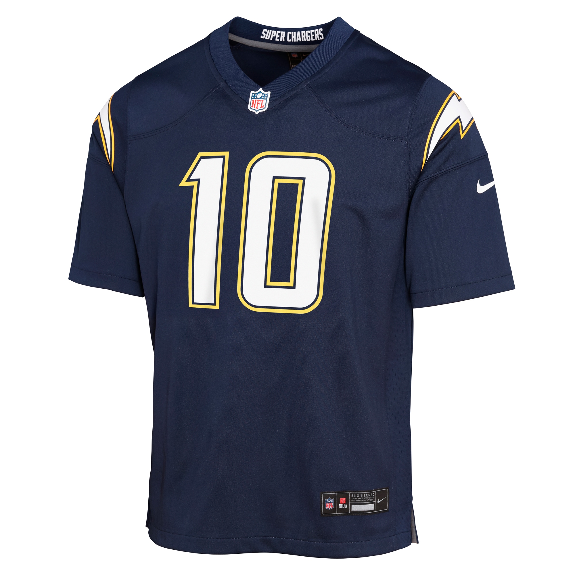 Justin Herbert Los Angeles Chargers Nike Youth Alternate Super Chargers Game Player Jersey - Navy - Image 2