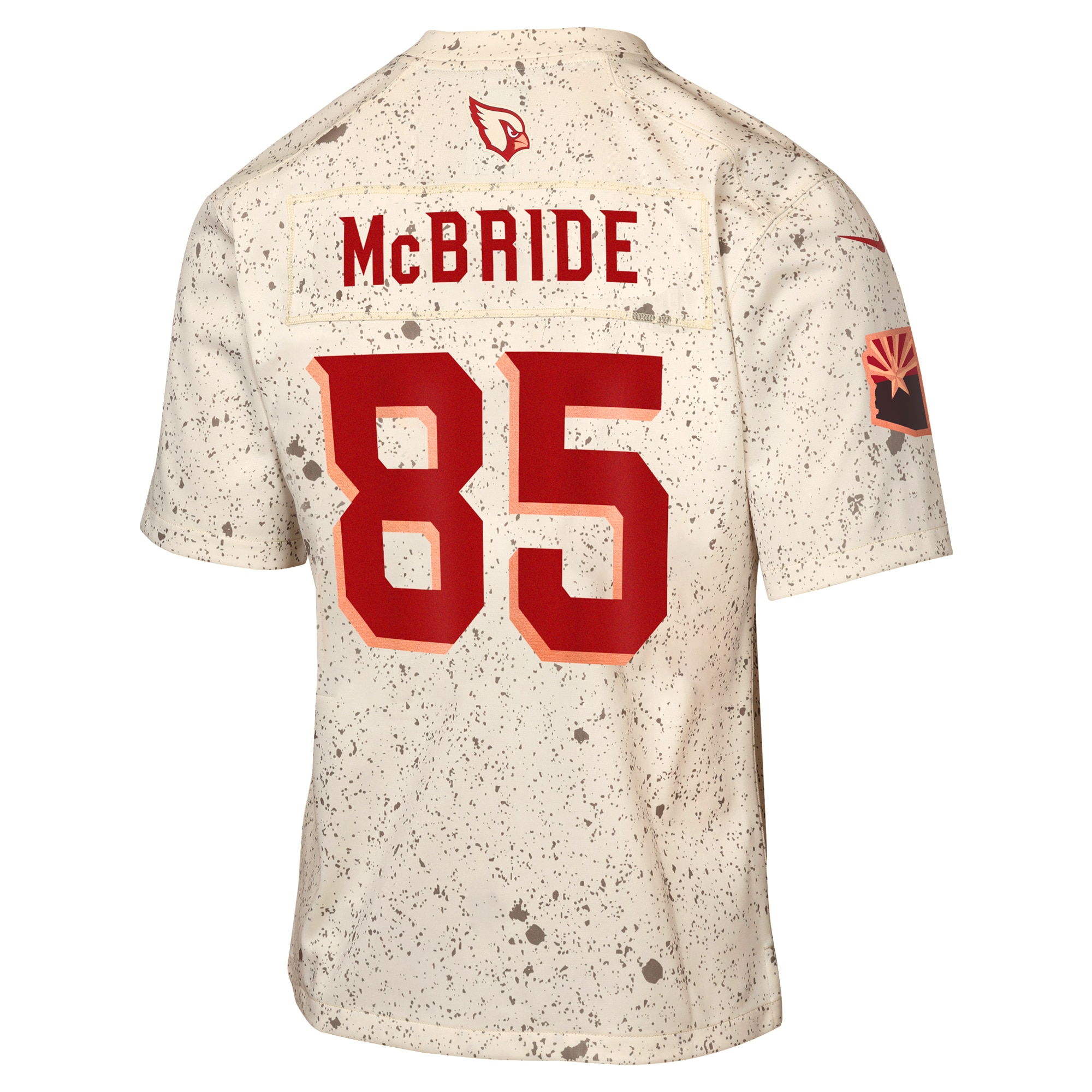 Trey McBride Arizona Cardinals Nike Youth 2025 Rivalries Collection Game Jersey - Natural - Image 3
