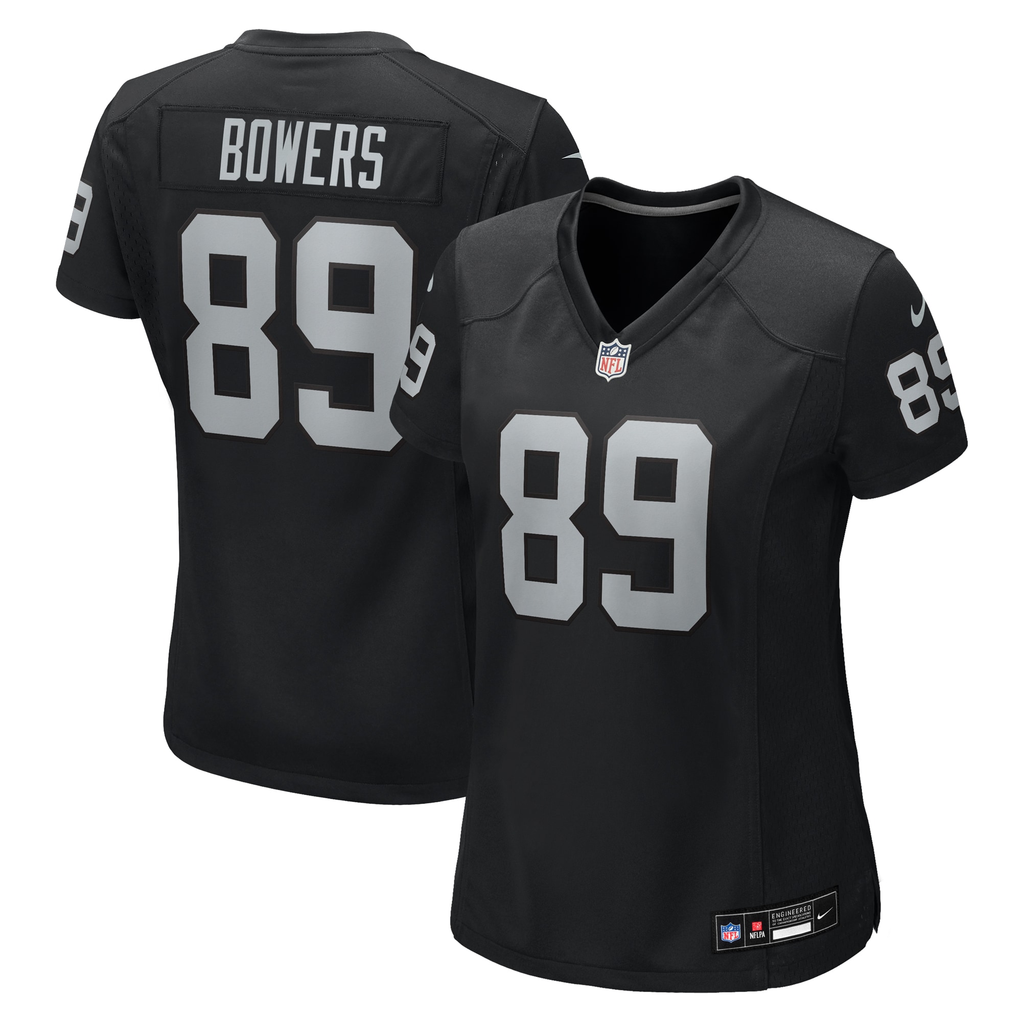 Brock Bowers Las Vegas Raiders Nike Women's Team Game Jersey - Black