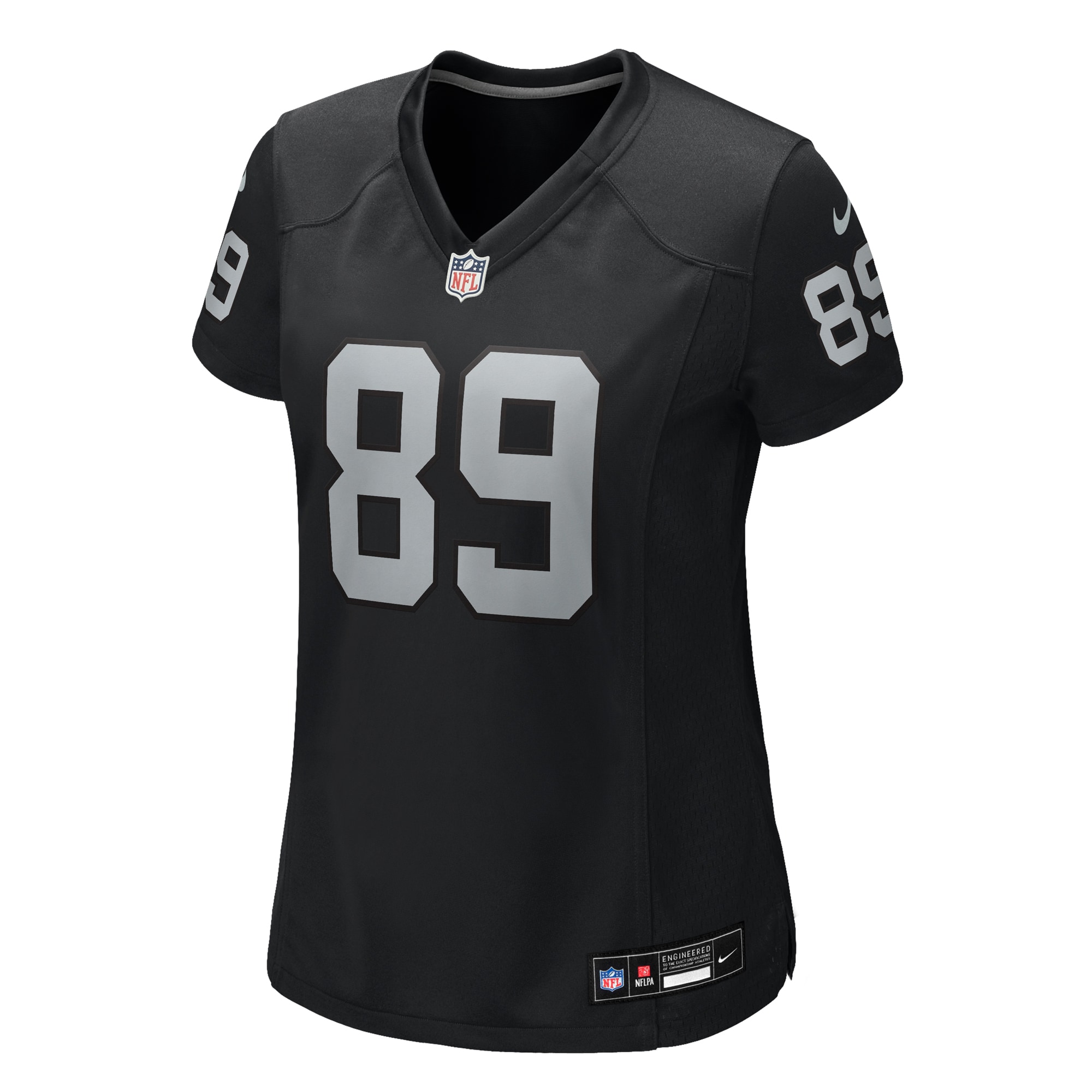 Brock Bowers Las Vegas Raiders Nike Women's Team Game Jersey - Black - Image 2