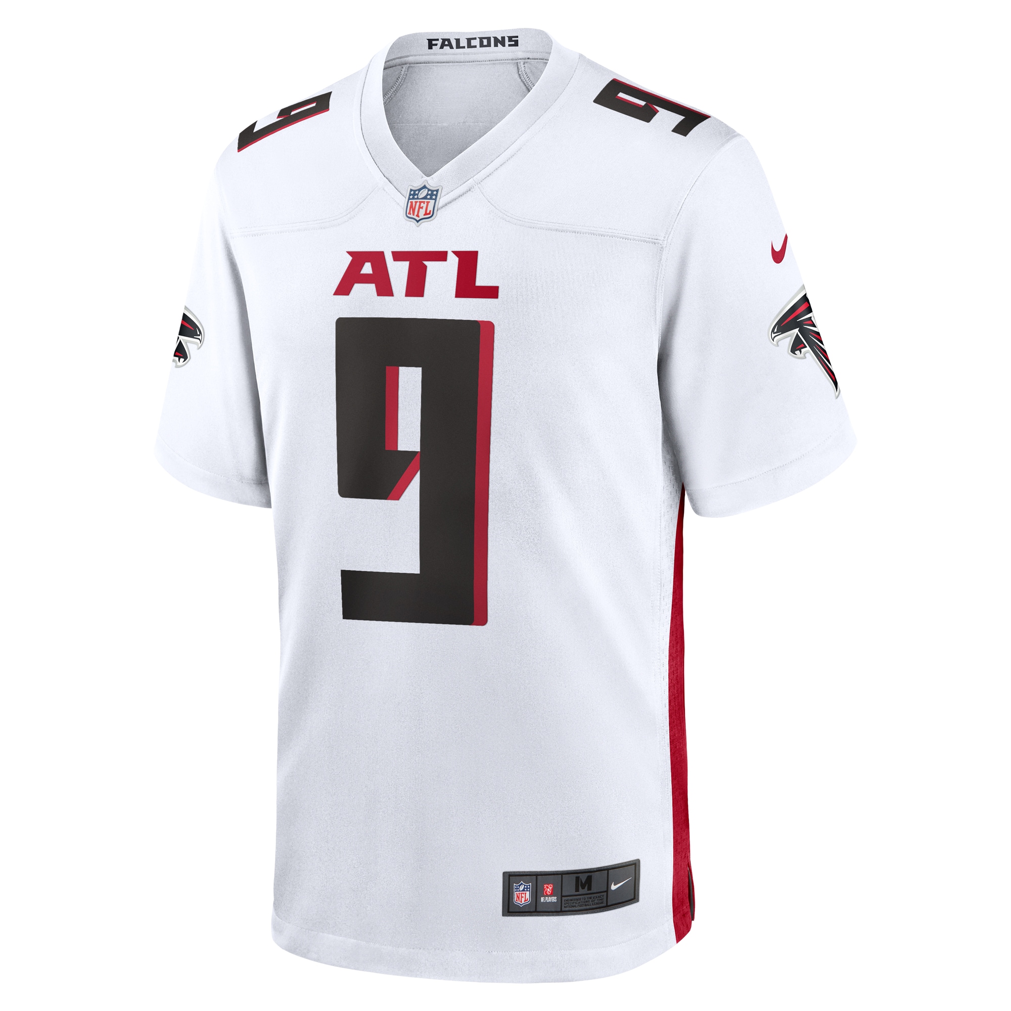 Michael Penix Jr. Atlanta Falcons Nike Game Jersey - White - Image 2