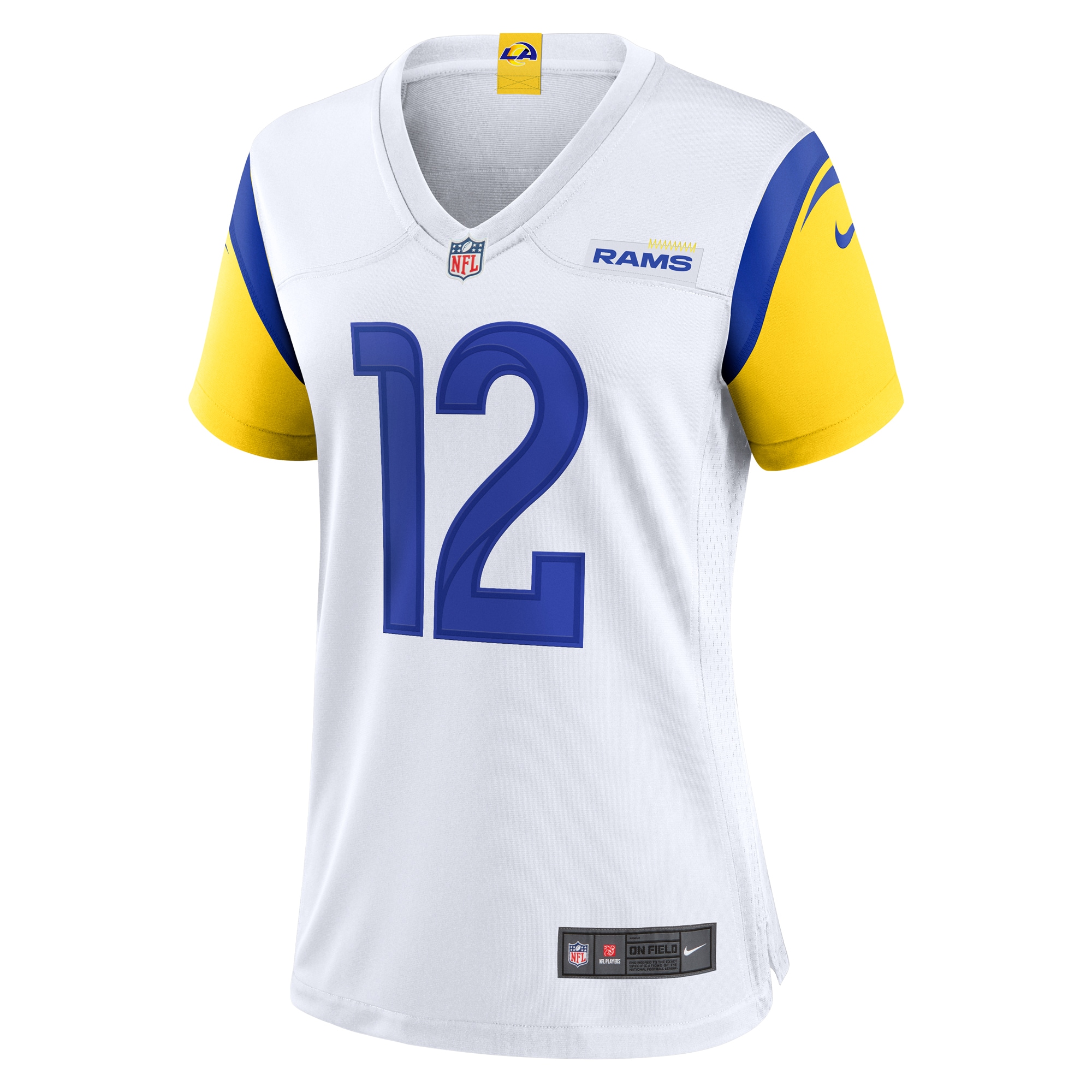 Puka Nacua Los Angeles Rams Nike Women's Game Player Jersey - White - Image 2