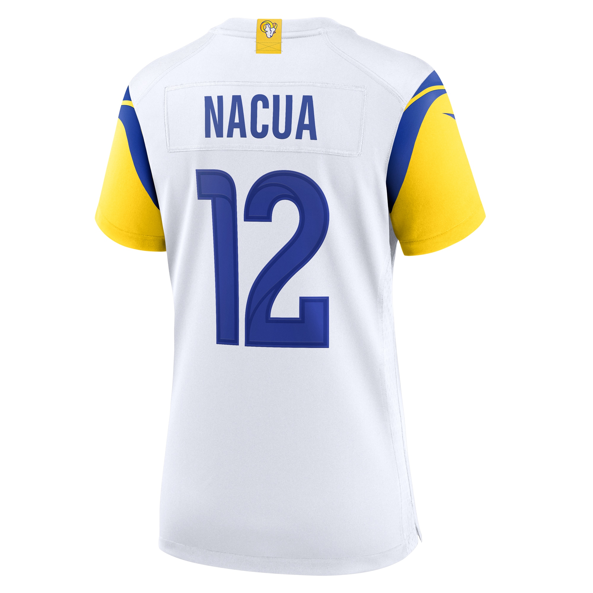 Puka Nacua Los Angeles Rams Nike Women's Game Player Jersey - White - Image 3