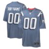 New England Patriots Nike Youth 2025 Rivalries Collection Custom Game Jersey - Storm Blue