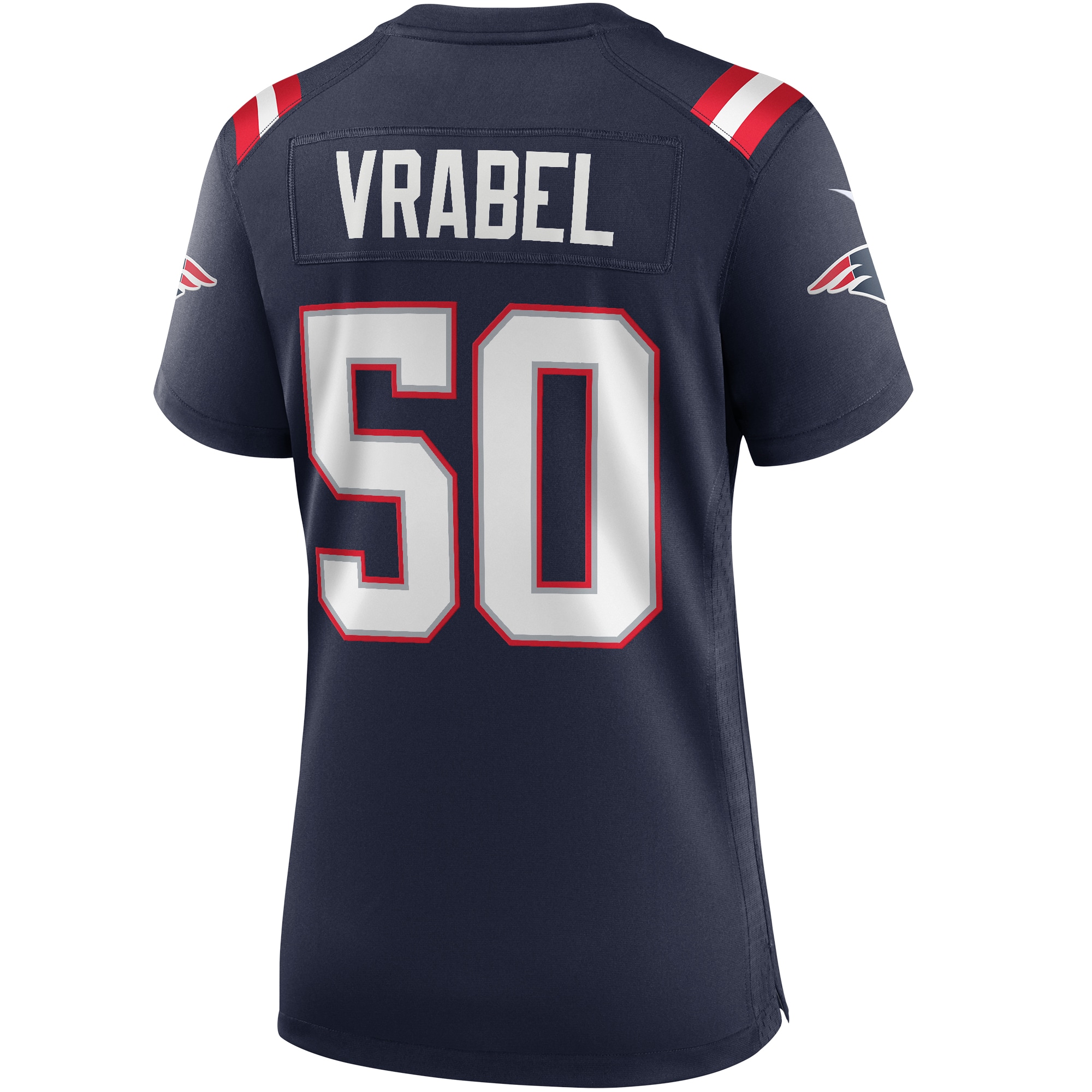 Mike Vrabel New England Patriots Nike Women's Game Retired Player Jersey - Navy - Image 3