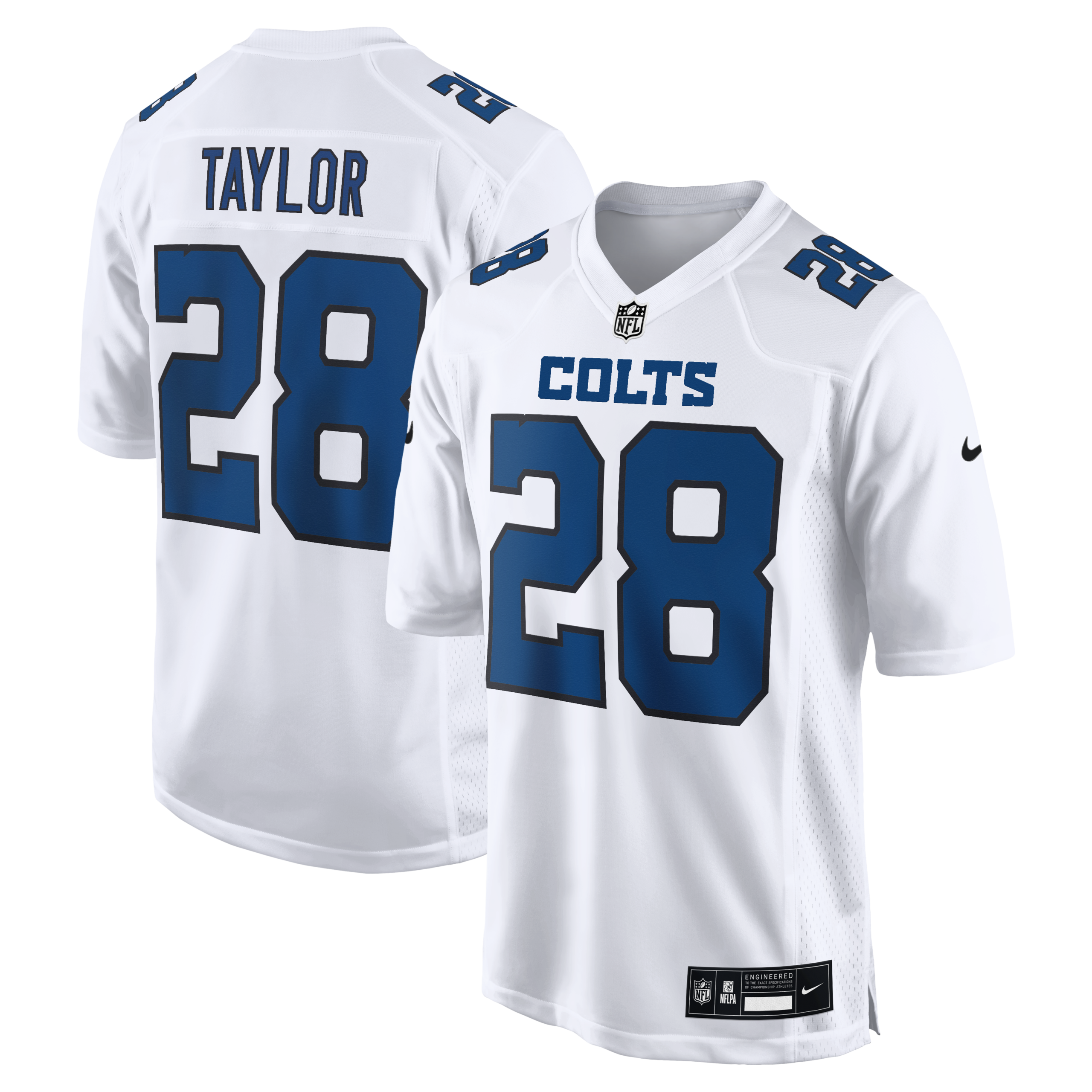 Jonathan Taylor Indianapolis Colts Nike Fashion Game Jersey - Tundra White