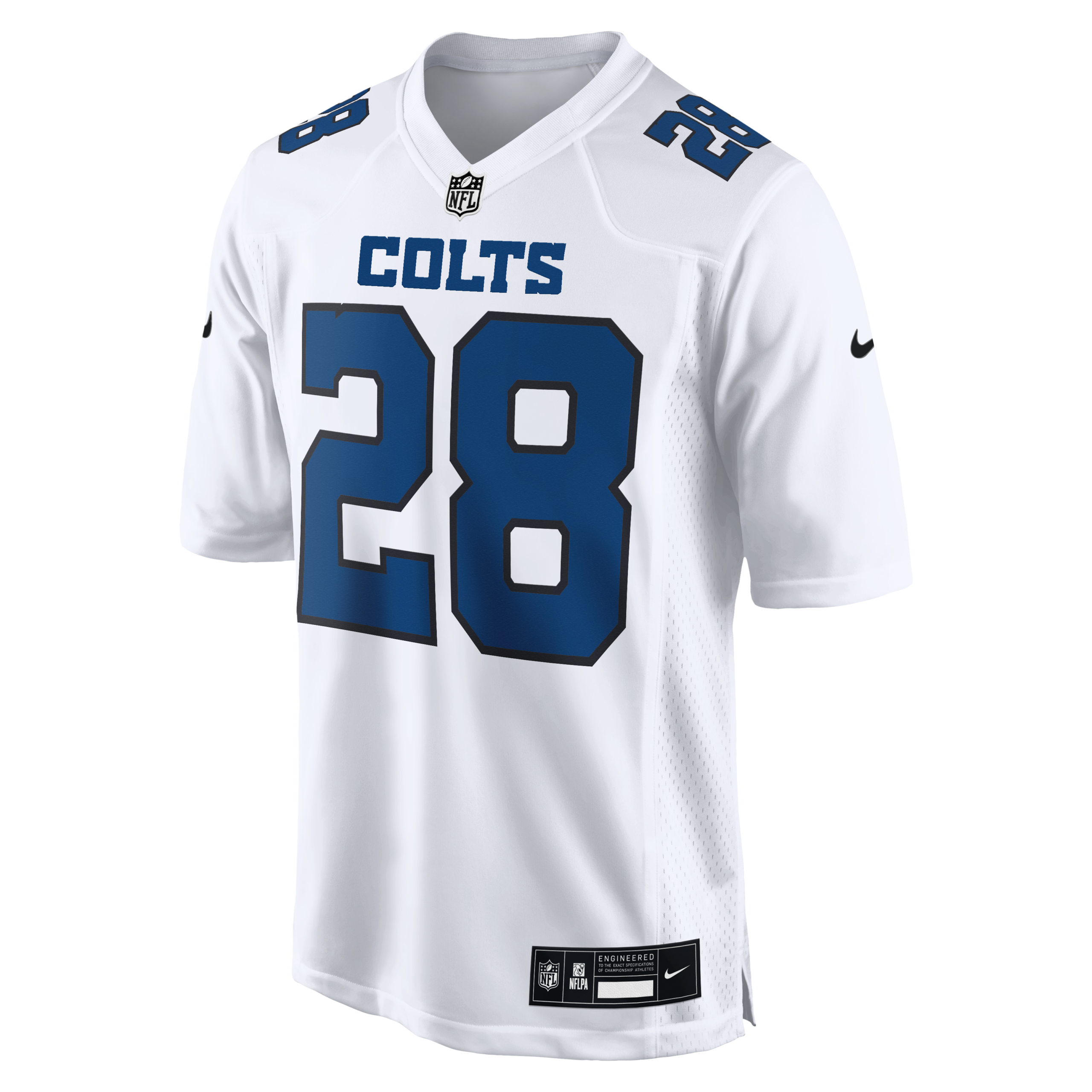 Jonathan Taylor Indianapolis Colts Nike Fashion Game Jersey - Tundra White - Image 2
