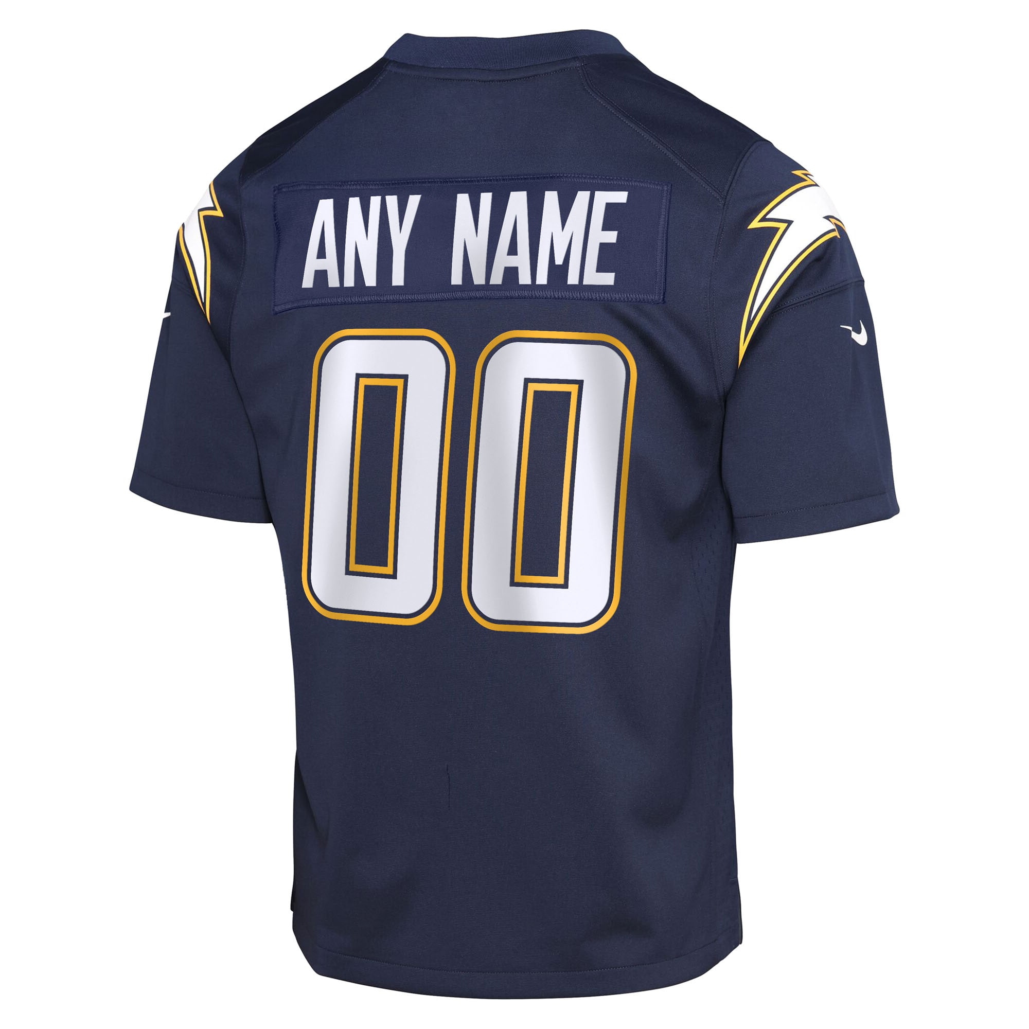 Los Angeles Chargers Nike Youth Alternate Super Chargers Game Custom Jersey - Navy - Image 3