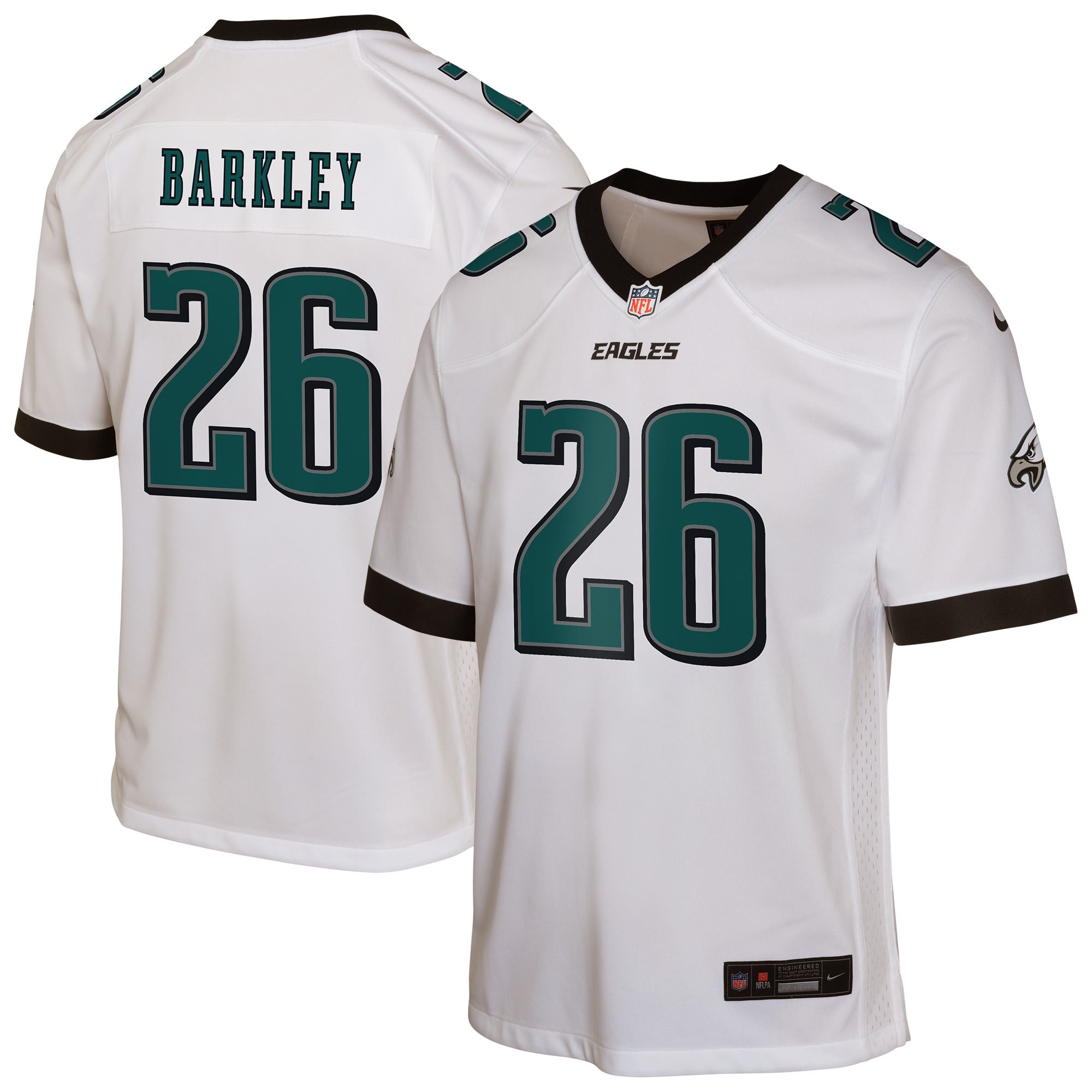 Saquon Barkley Philadelphia Eagles Nike Youth Game Jersey - White
