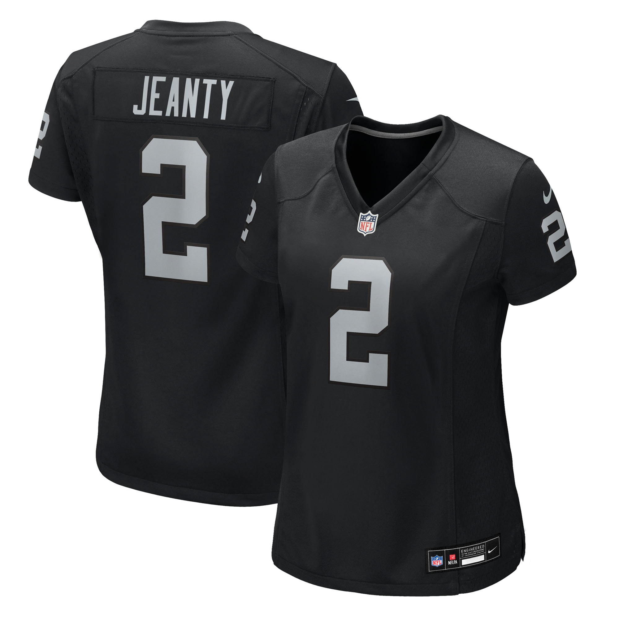 Ashton Jeanty Las Vegas Raiders Nike Women's 2025 NFL Draft First Round Pick Team Game Jersey - Black