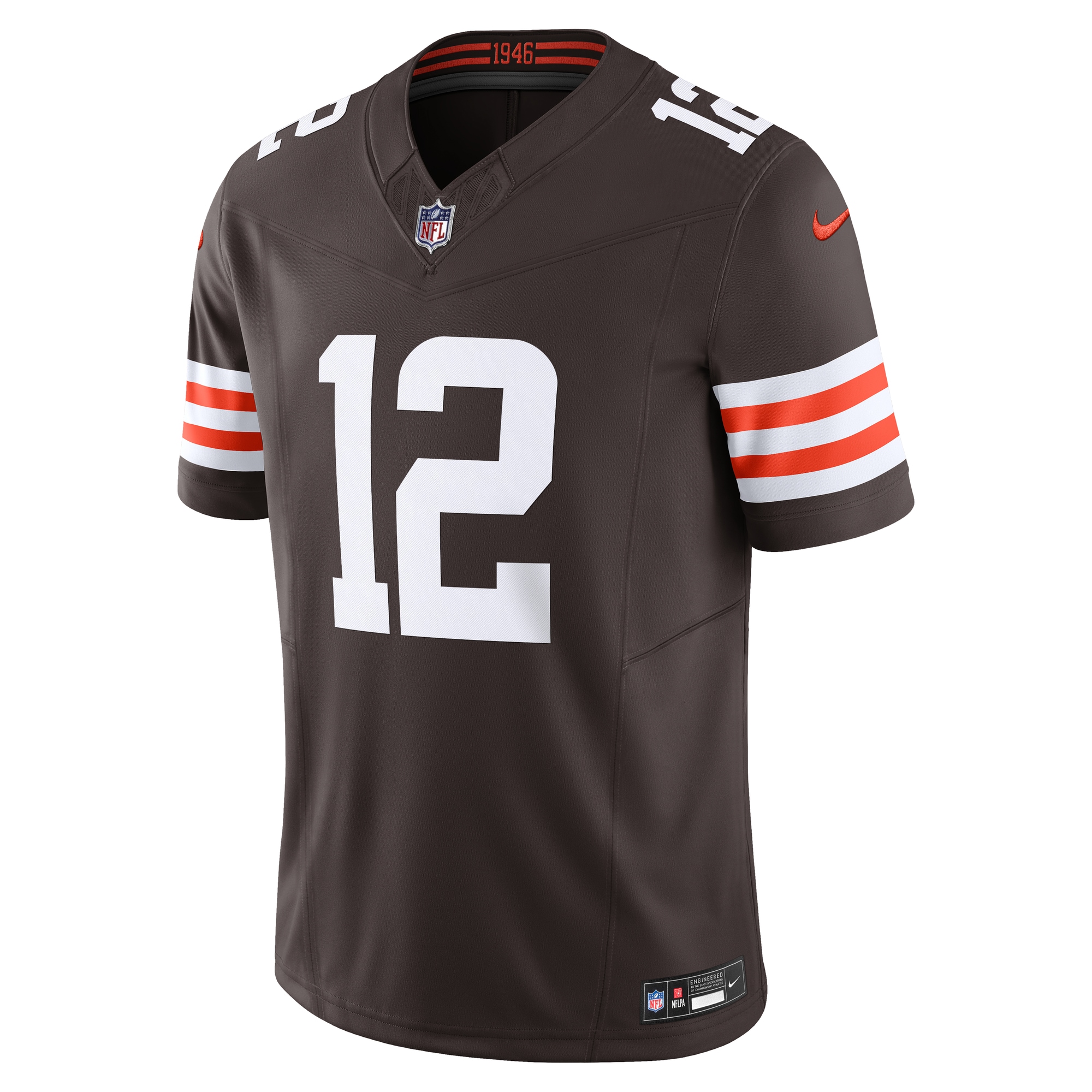 Shedeur Sanders Cleveland Browns Nike Team Vapor F.U.S.E. Limited Jersey - Brown - Image 2