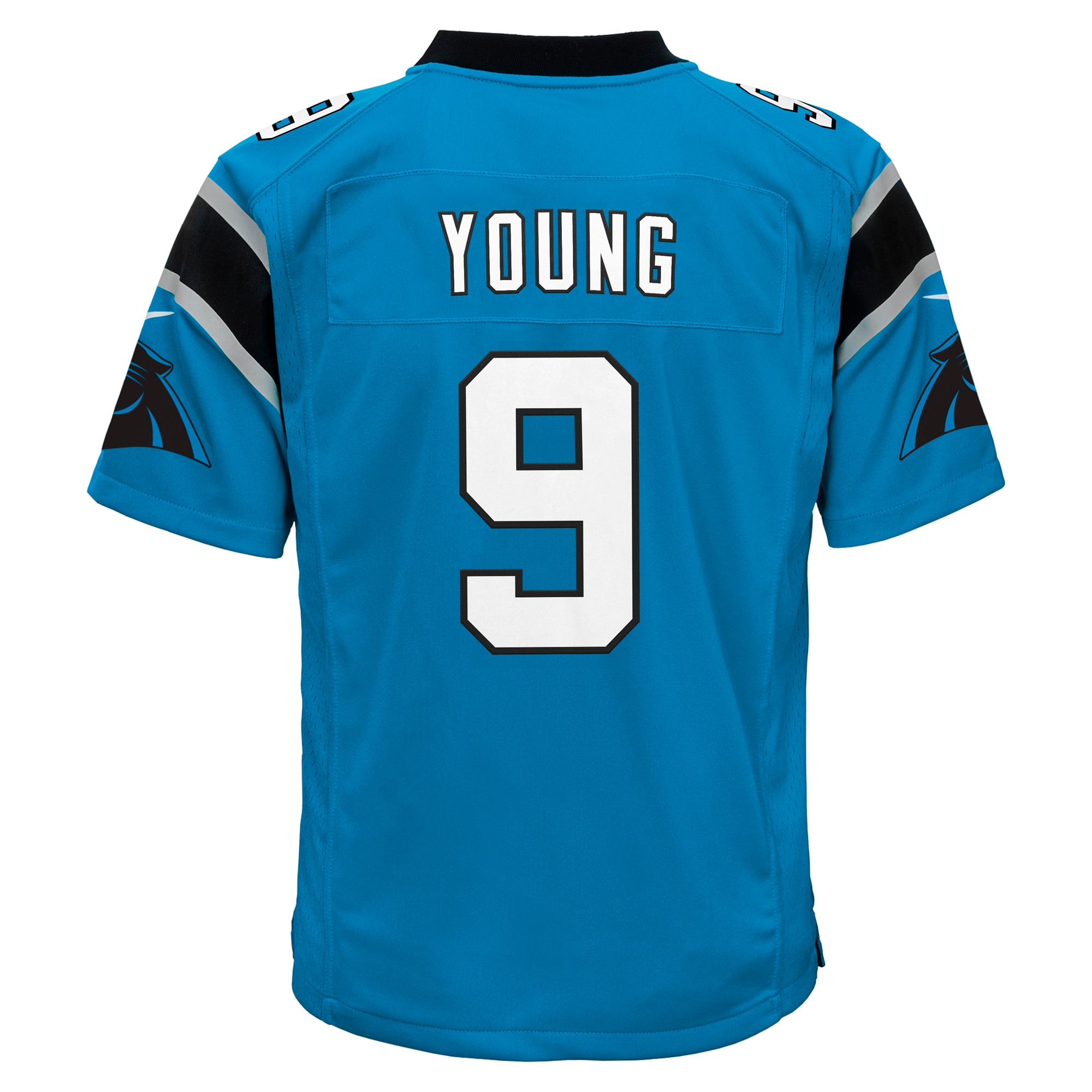 Bryce Young Carolina Panthers Nike Youth Game Jersey - Blue - Image 3
