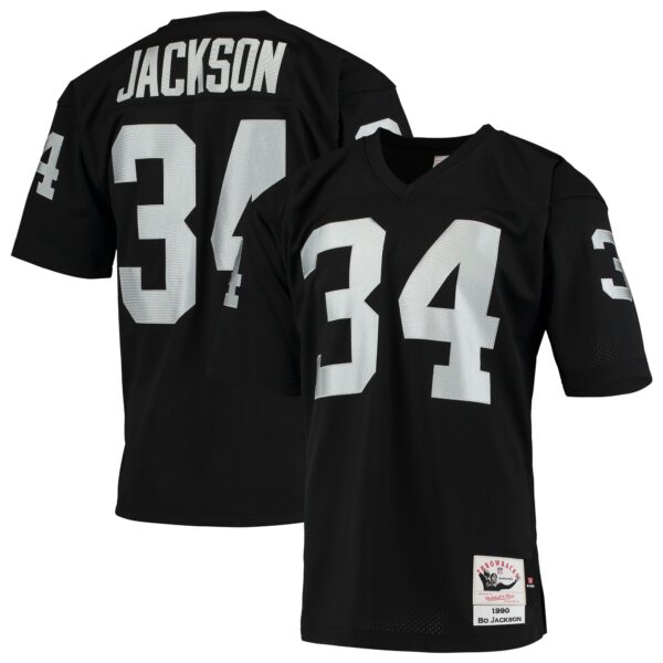 Bo Jackson Las Vegas Raiders 1990 Mitchell & Ness Authentic Throwback Retired Player Jersey - Black