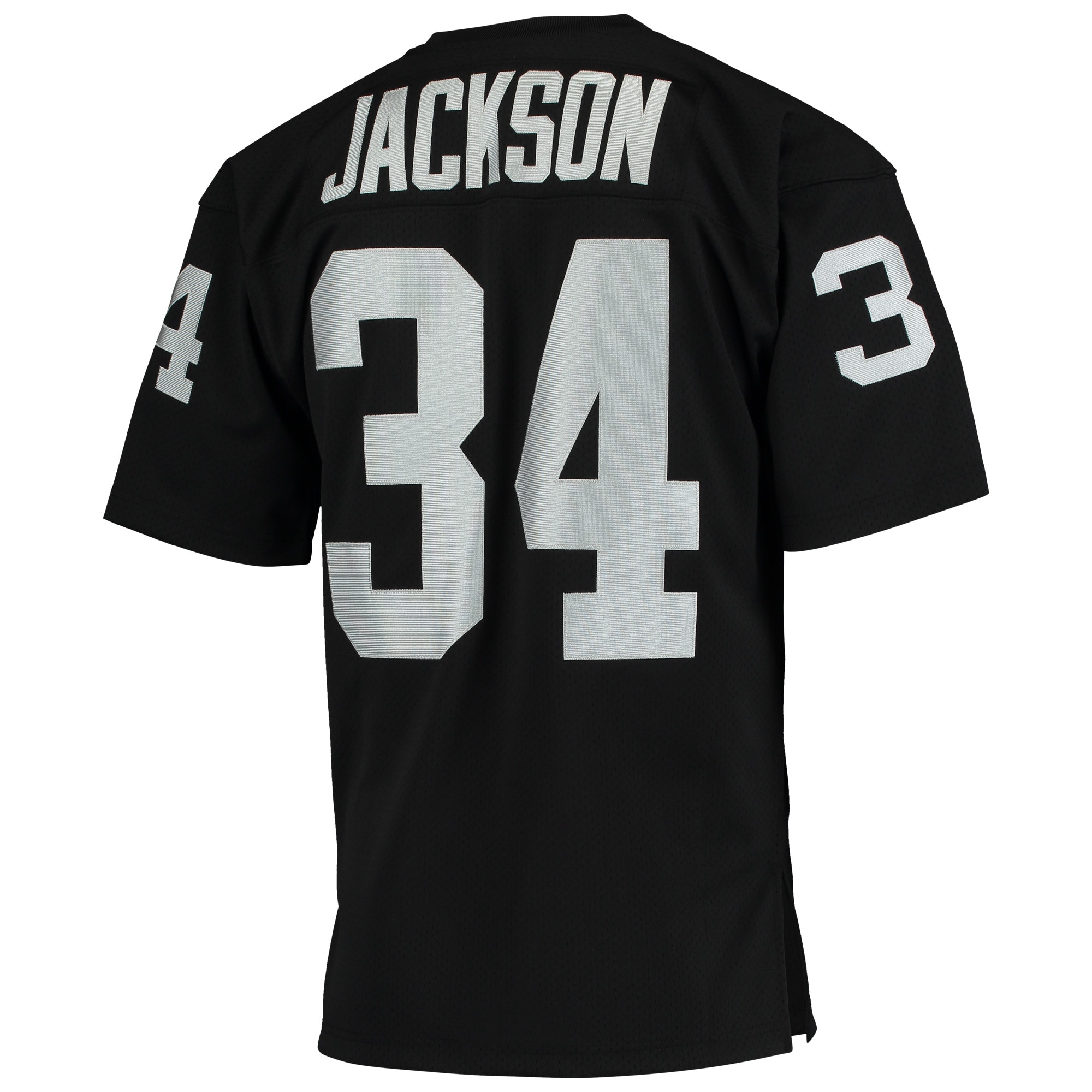 Bo Jackson Las Vegas Raiders 1990 Mitchell & Ness Authentic Throwback Retired Player Jersey - Black - Image 3