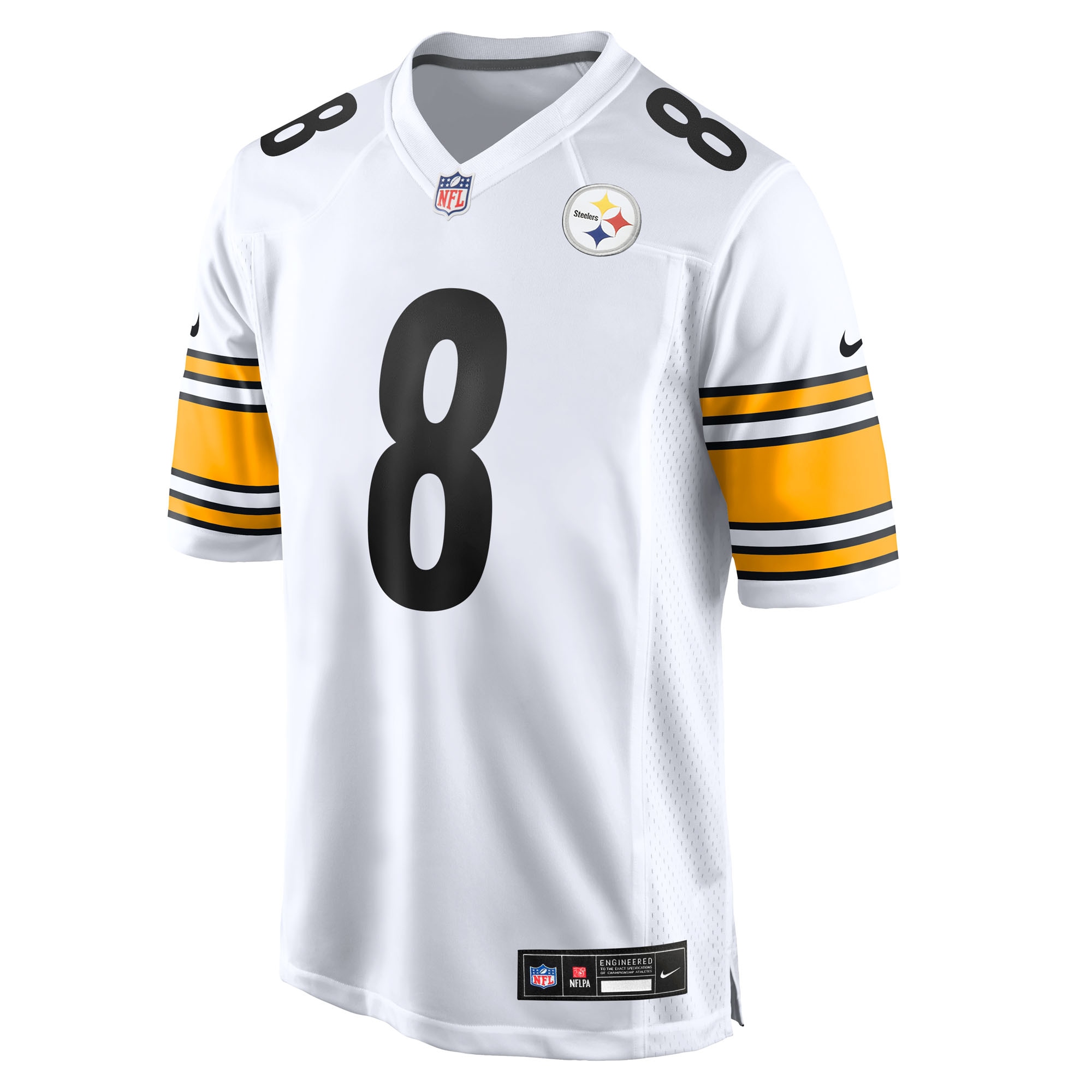 Aaron Rodgers Pittsburgh Steelers Nike Game Jersey - White - Image 2