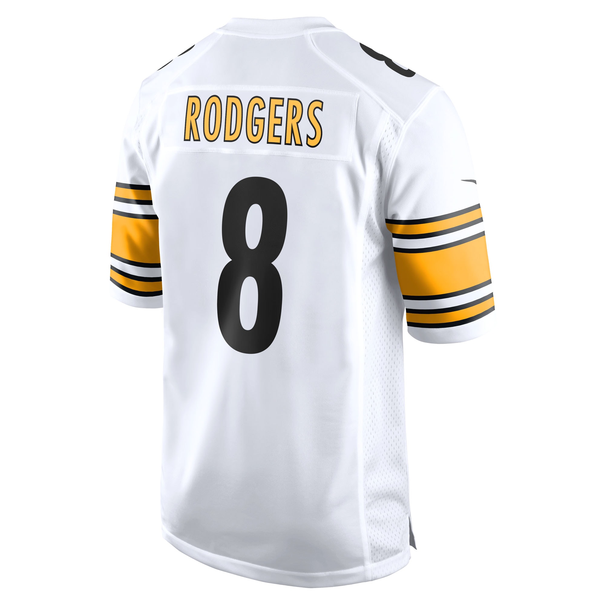 Aaron Rodgers Pittsburgh Steelers Nike Game Jersey - White - Image 3