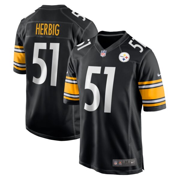 Nick Herbig Pittsburgh Steelers Nike Game Jersey - Black