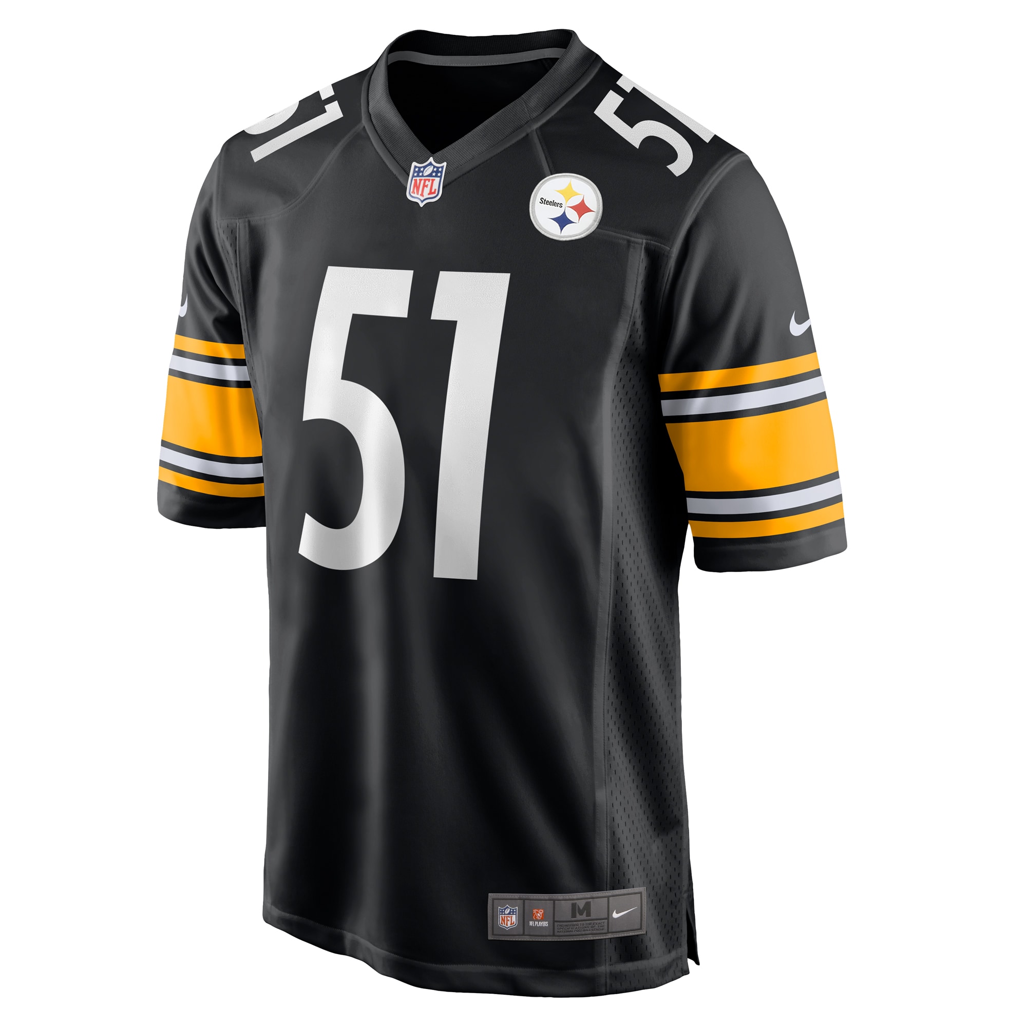 Nick Herbig Pittsburgh Steelers Nike Game Jersey - Black - Image 2