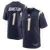 Quentin Johnston Los Angeles Chargers Nike Alternate Super Chargers Game Player Jersey - Navy