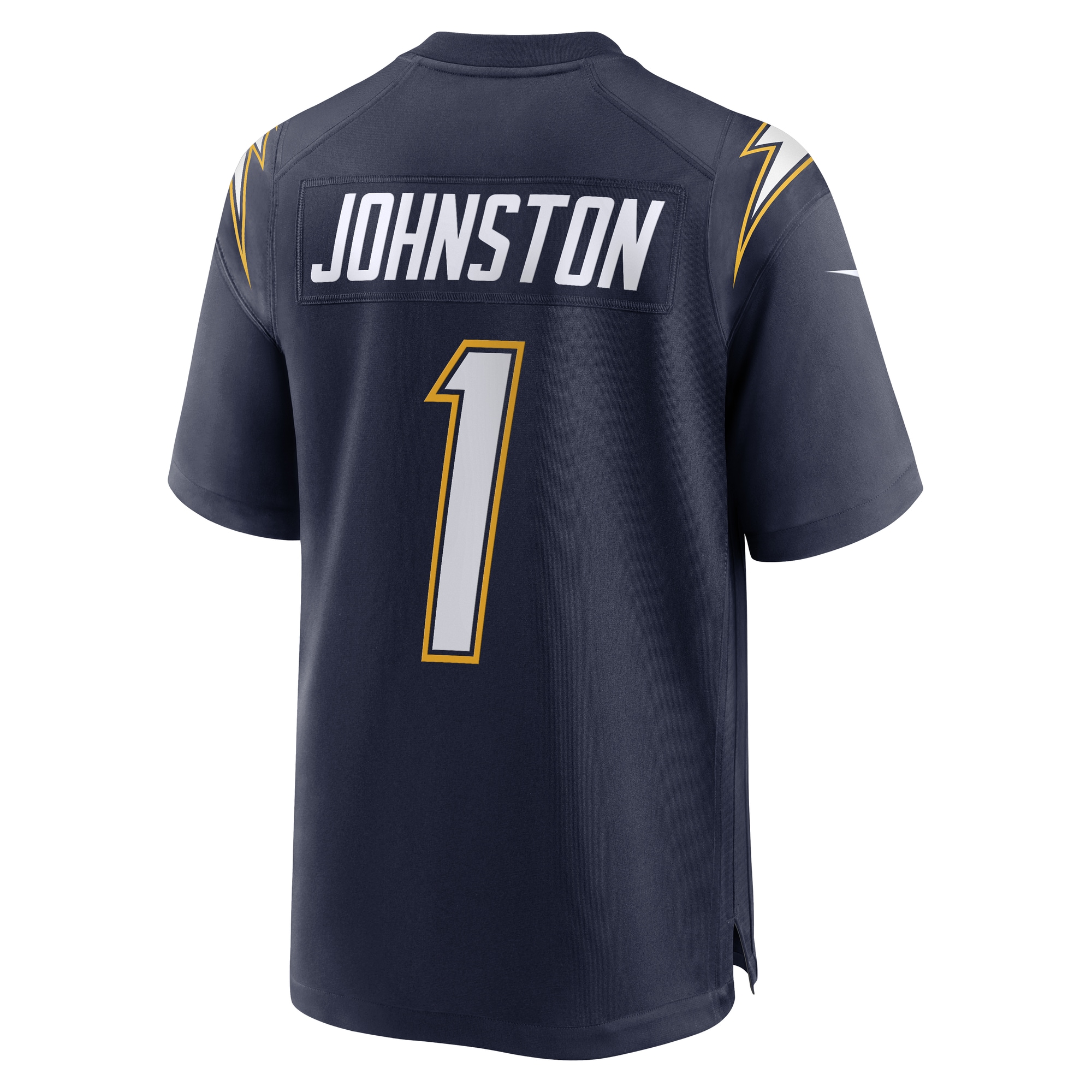 Quentin Johnston Los Angeles Chargers Nike Alternate Super Chargers Game Player Jersey - Navy - Image 3