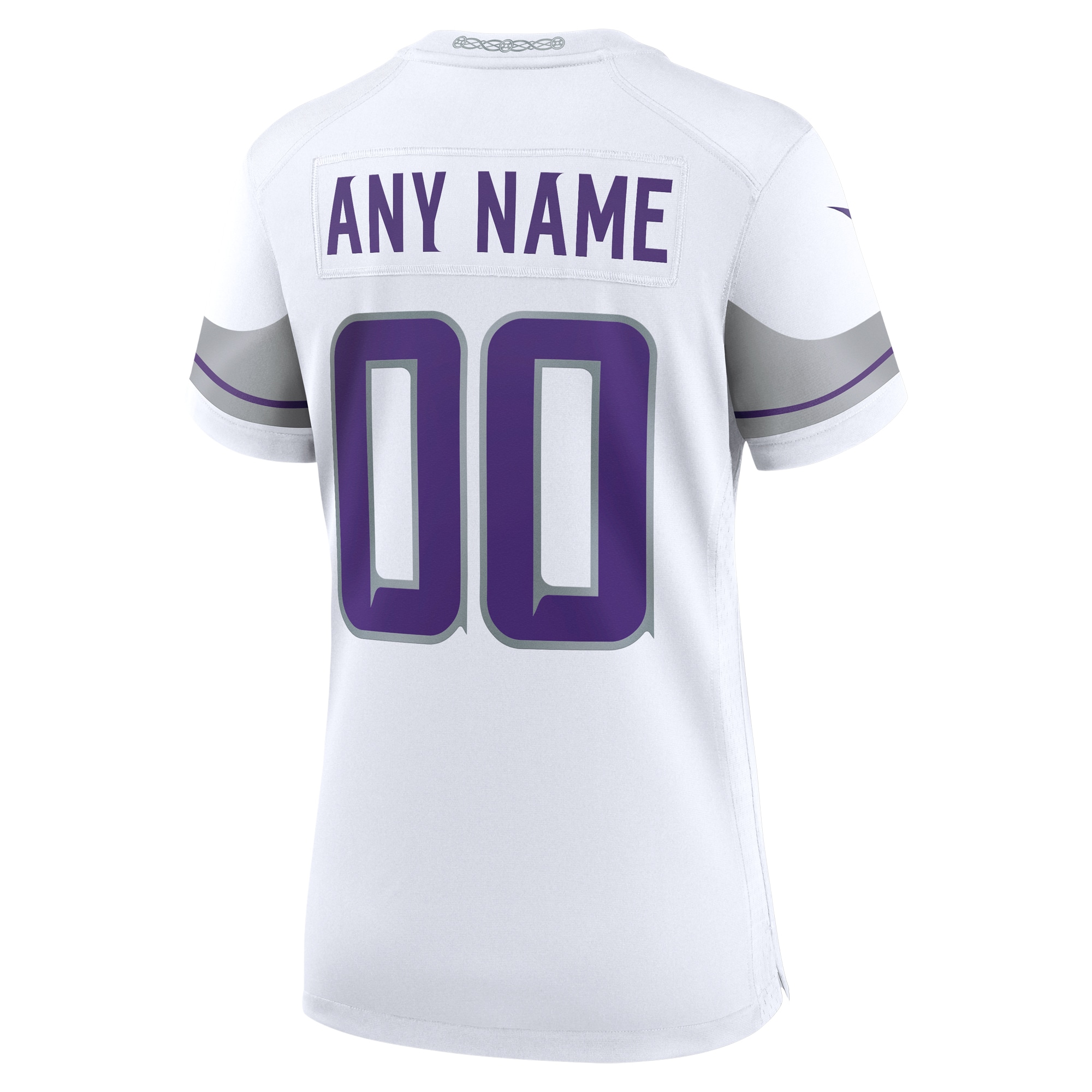 Minnesota Vikings Nike Women's Alternate Custom Game Jersey - White - Image 3