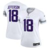 Justin Jefferson Minnesota Vikings Nike Women's Alternate Legend Player Performance Top - White