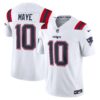 Drake Maye New England Patriots Nike Vapor F.U.S.E. Limited Jersey - White