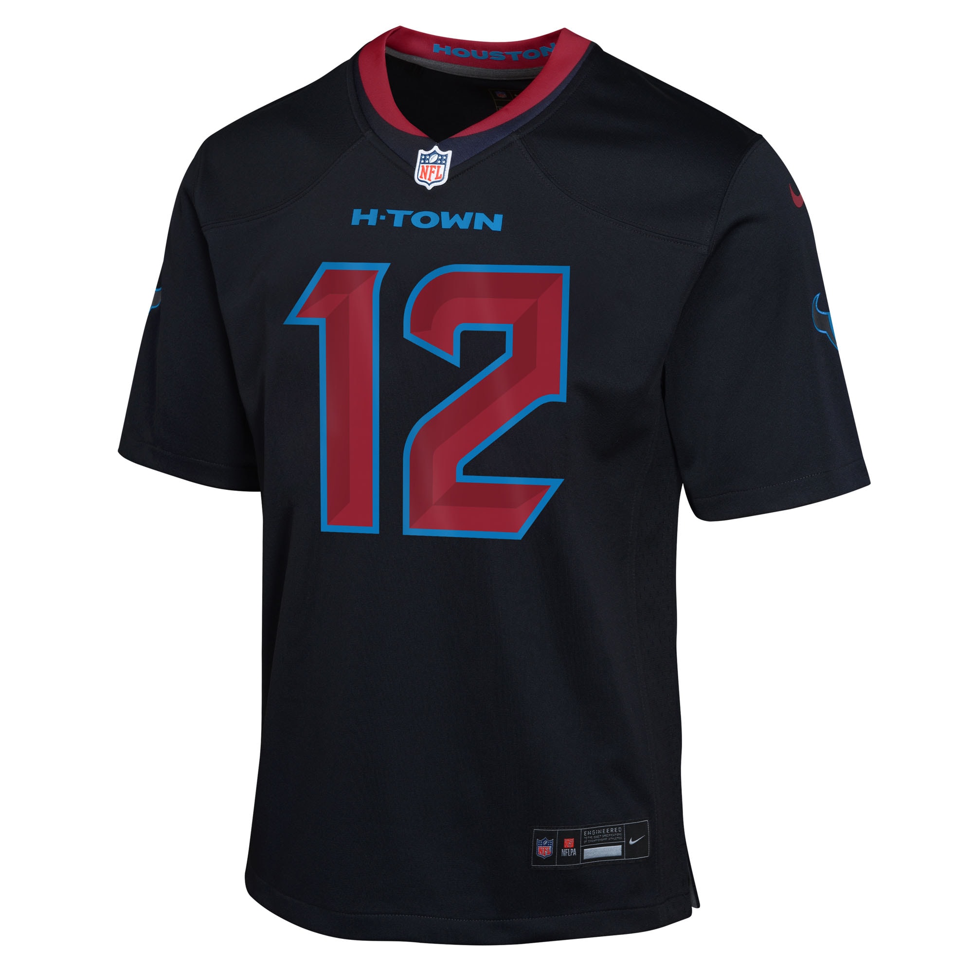 Nico Collins Houston Texans Nike Youth Alternate Game Jersey - Navy - Image 2
