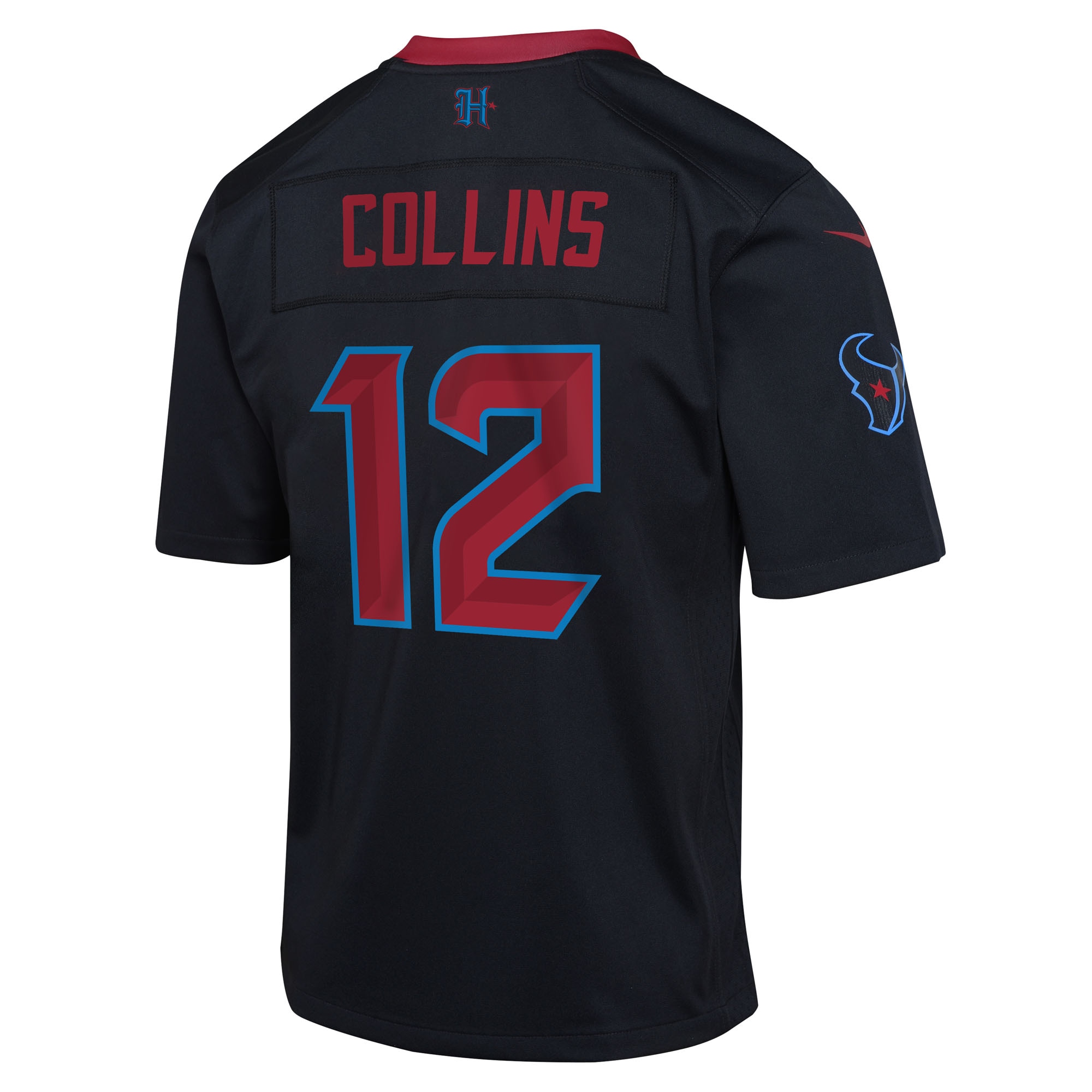 Nico Collins Houston Texans Nike Youth Alternate Game Jersey - Navy - Image 3
