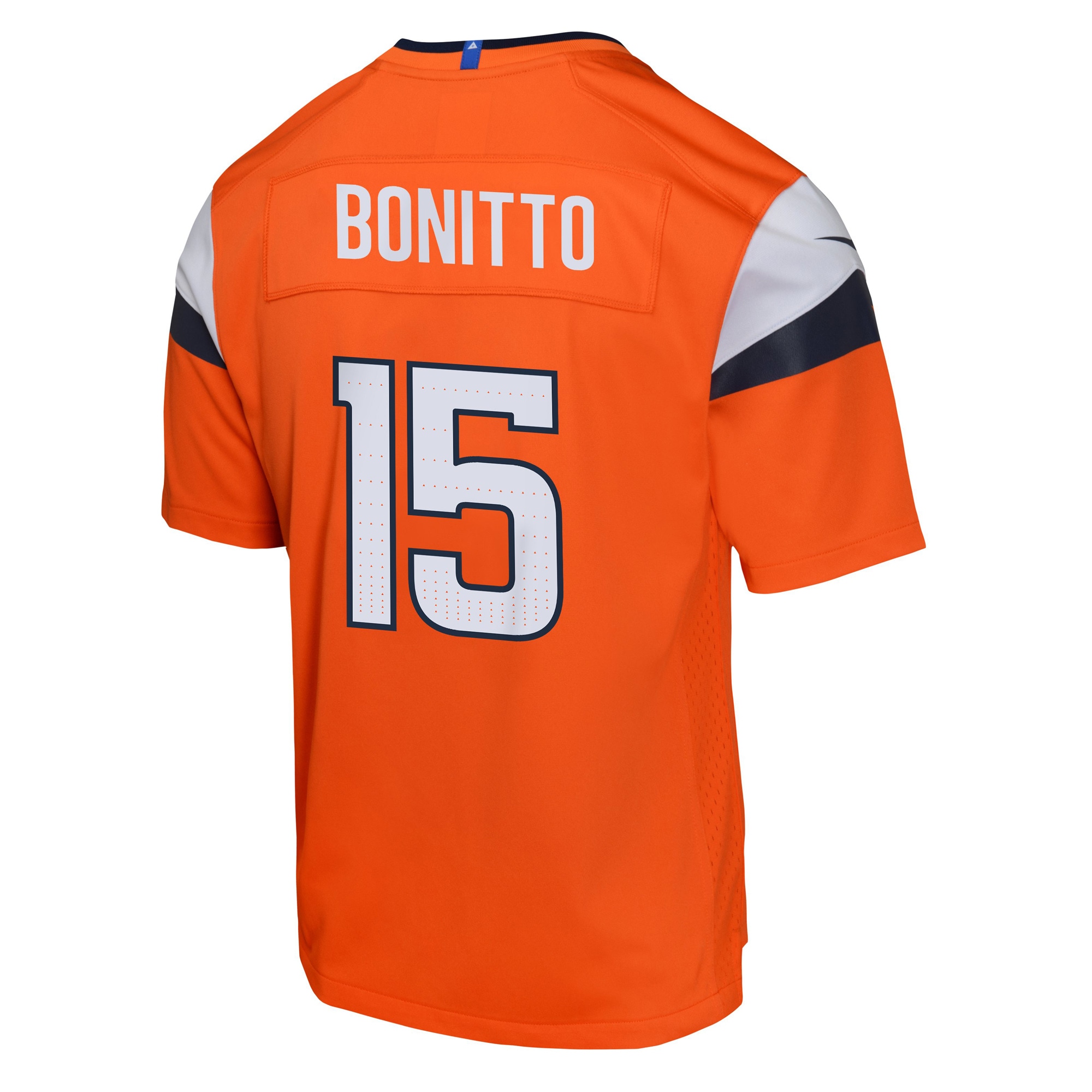 Nik Bonitto Denver Broncos Nike Youth Alternate Game Jersey - Orange - Image 3