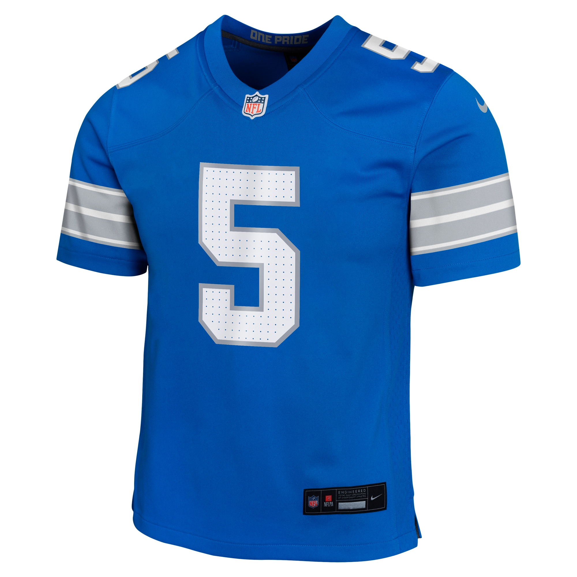 David Montgomery Detroit Lions Nike Youth Game Jersey - Blue - Image 2